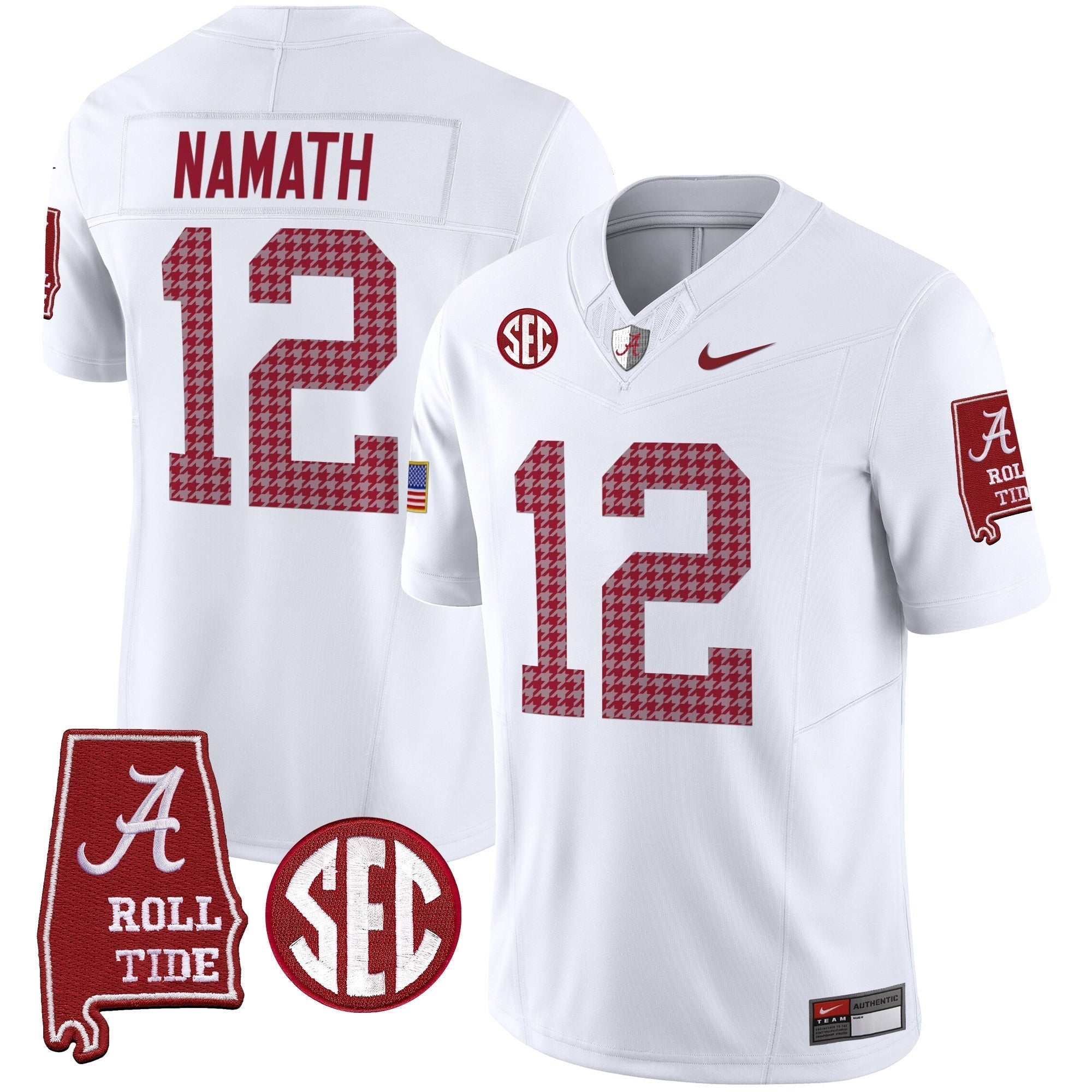 Men Alabama Crimson Tide Pro Combat Vapor Limited Jersey - All Stitched