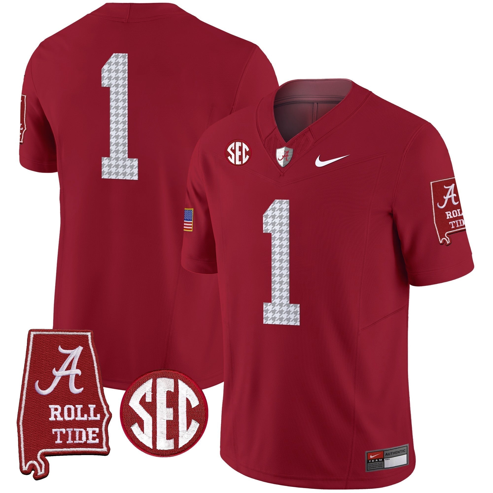 Men Alabama Crimson Tide Pro Combat Vapor Limited Jersey - All Stitched