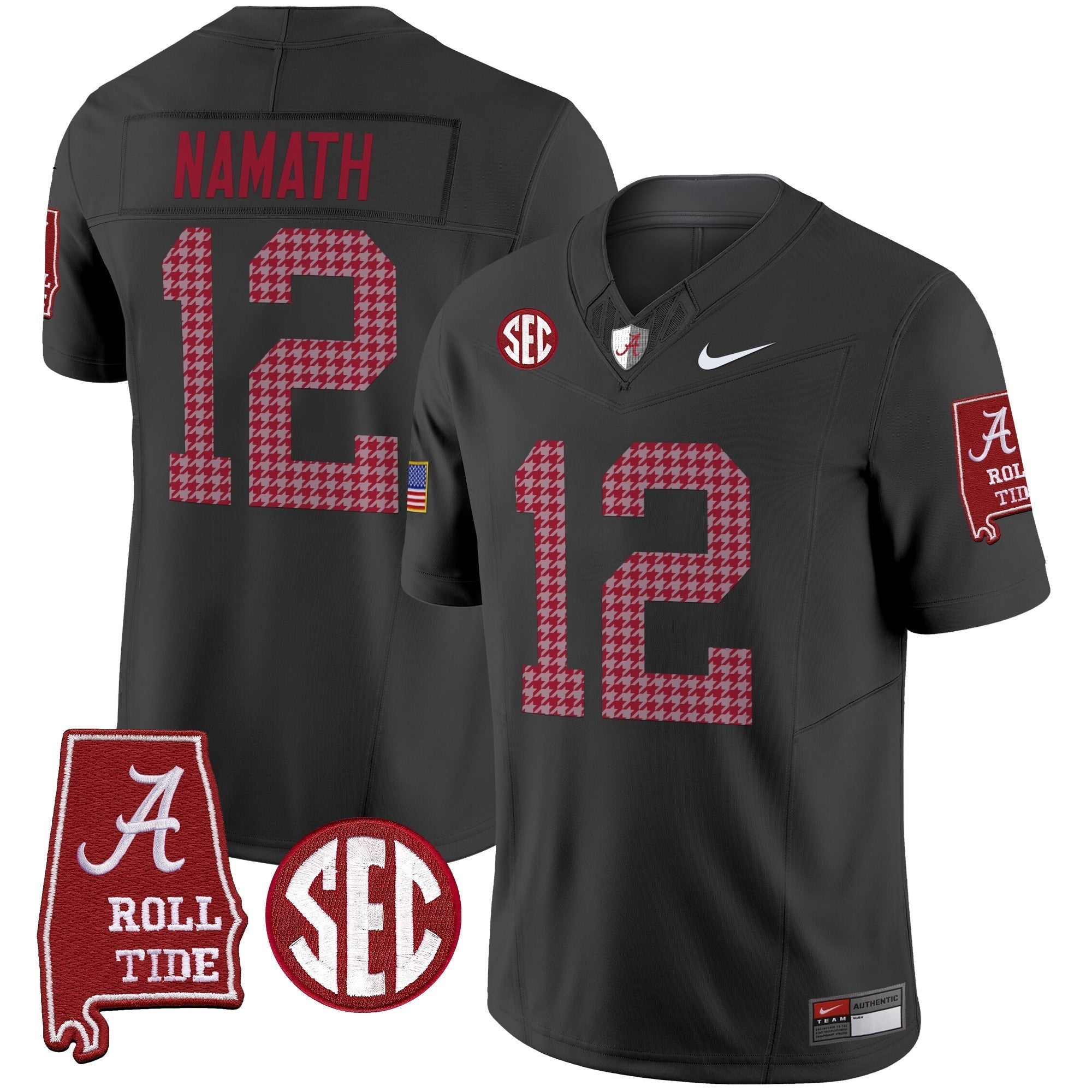 Men Alabama Crimson Tide Pro Combat Vapor Limited Jersey - All Stitched