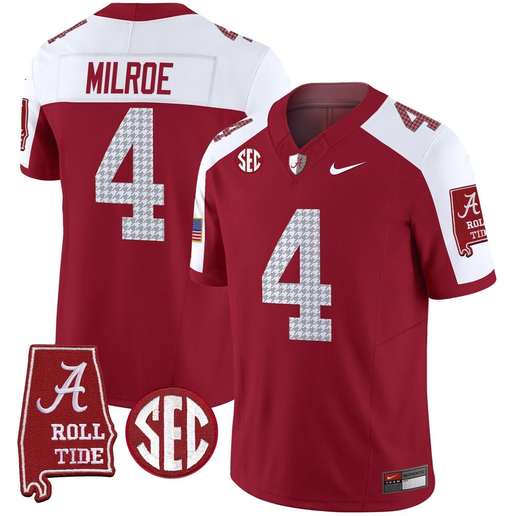 Men Alabama Crimson Tide Pro Combat Vapor Limited Jersey - All Stitched
