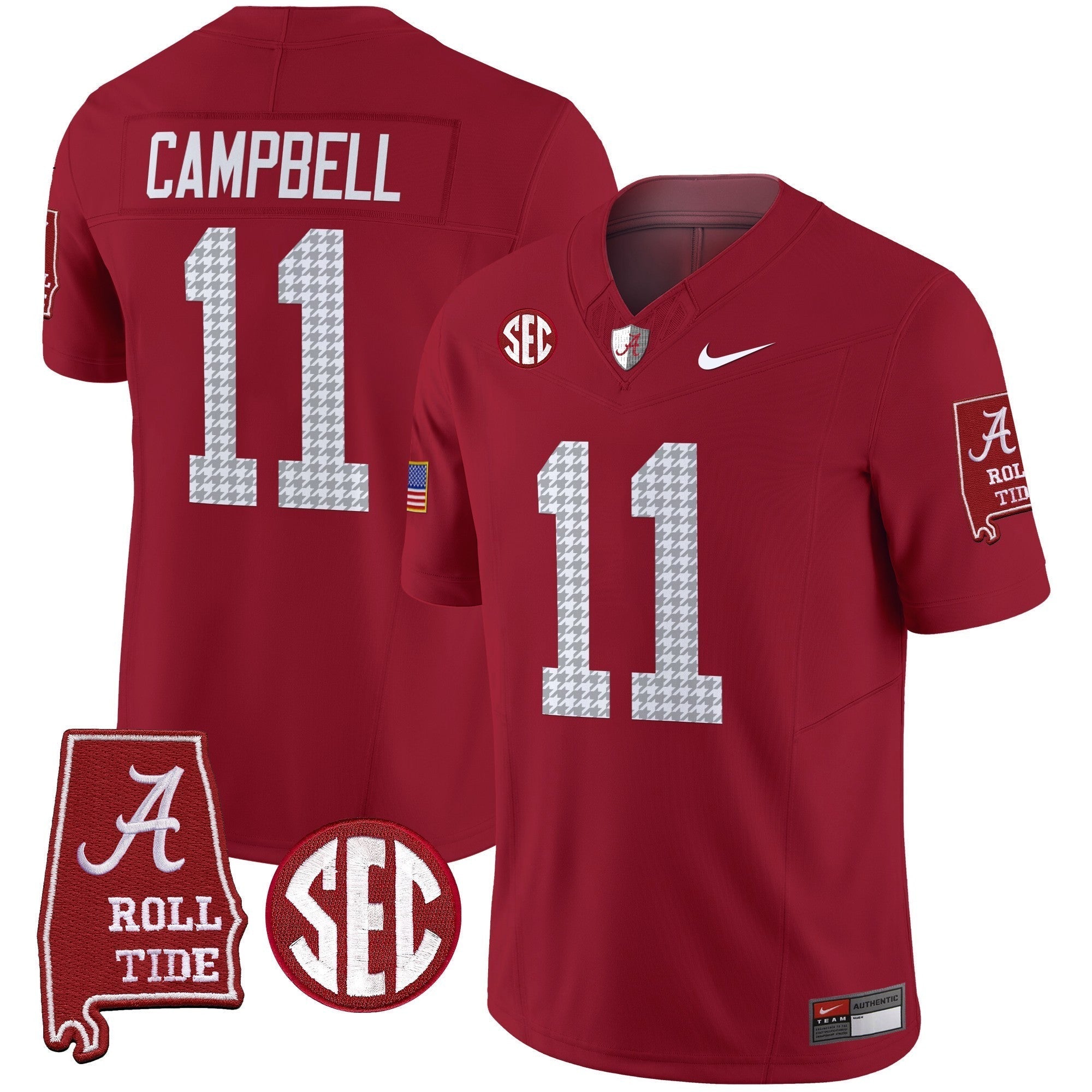Men Alabama Crimson Tide Pro Combat Vapor Limited Jersey - All Stitched