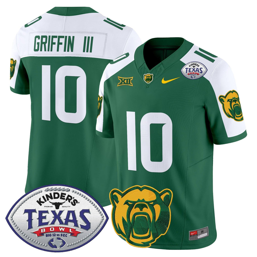 Men Baylor Bears 2024 Texas Bowl Vapor Limited Jersey - All Stitched
