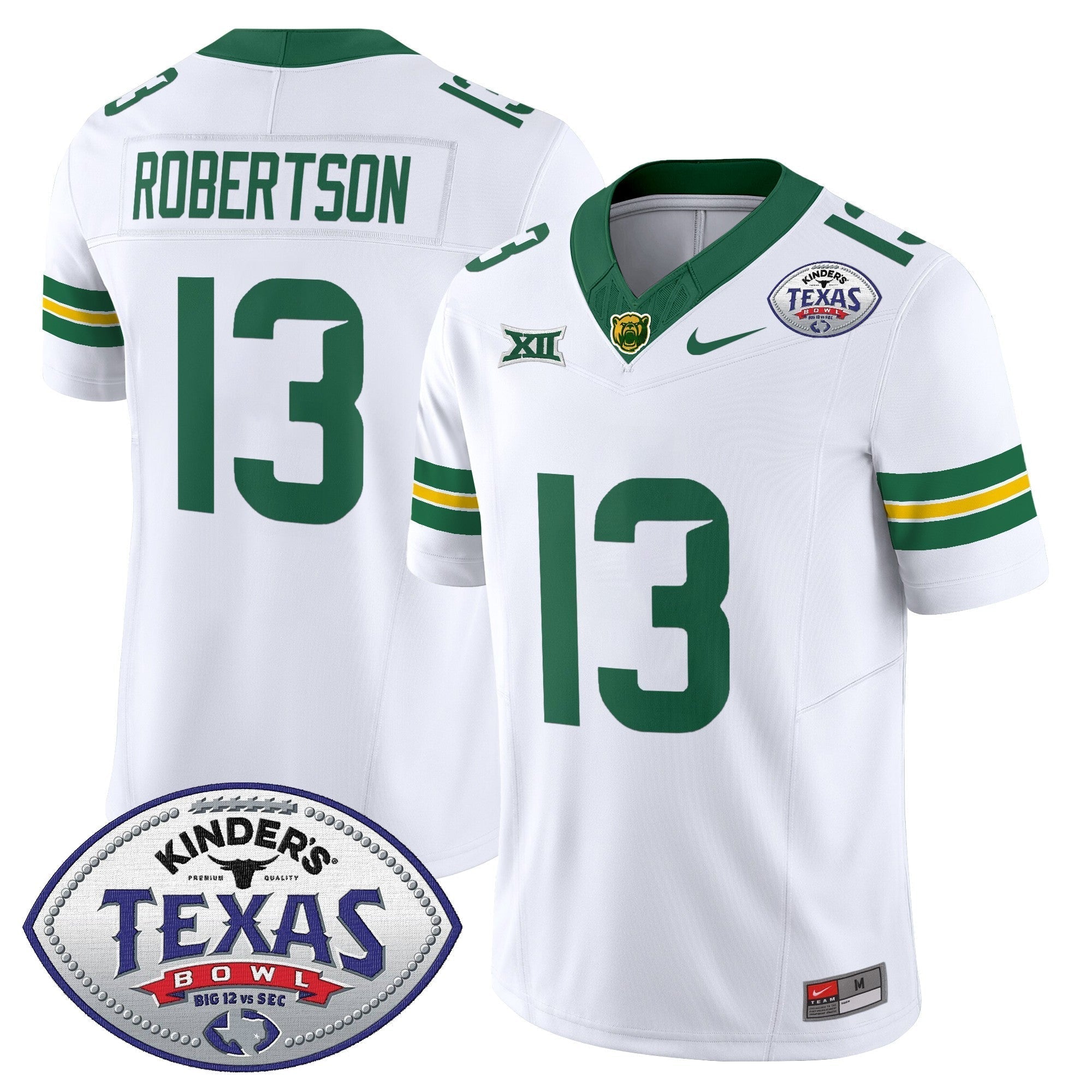 Men Baylor Bears 2024 Texas Bowl Vapor Limited Jersey - All Stitched