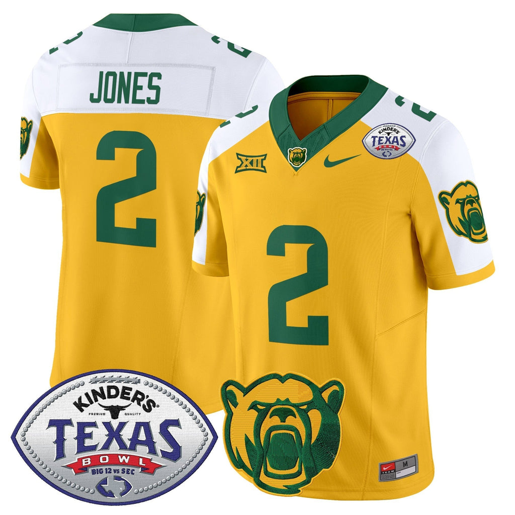Men Baylor Bears 2024 Texas Bowl Vapor Limited Jersey - All Stitched