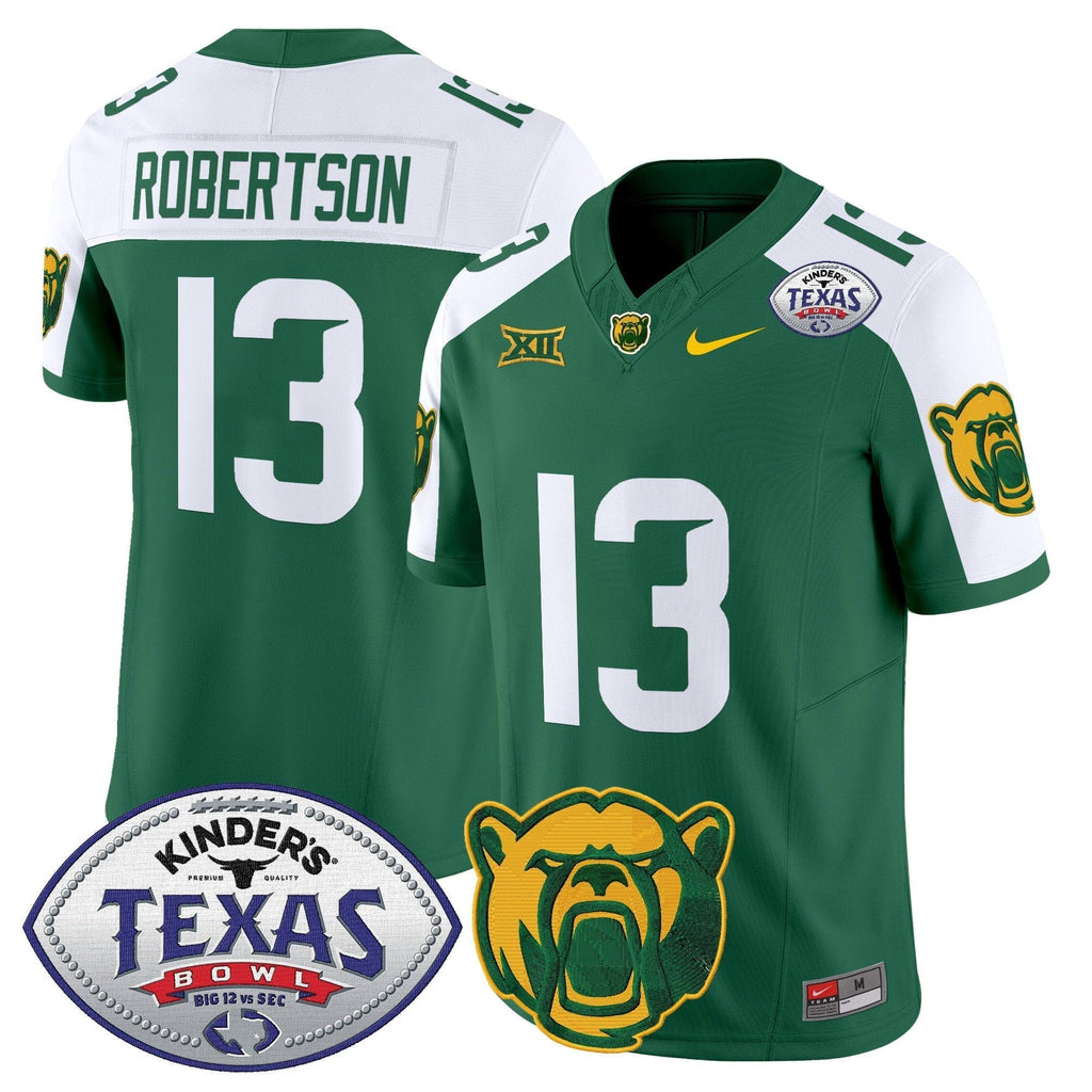 Men Baylor Bears 2024 Texas Bowl Vapor Limited Jersey - All Stitched