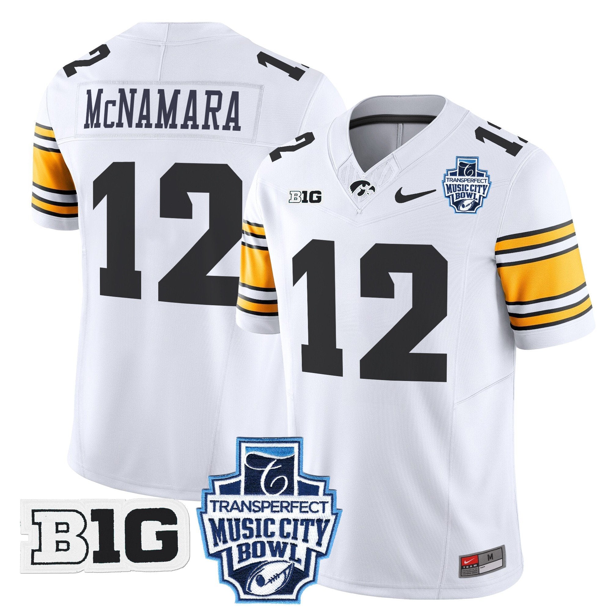 Men Iowa Hawkeyes 2024 Music City Bowl Vapor Limited Jersey - All Stitched