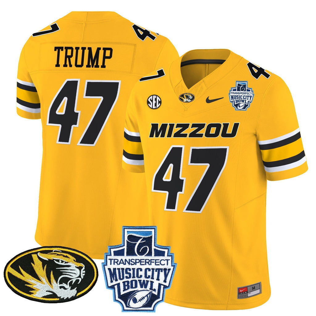 Men Missouri Tigers 2024 Music City Bowl Vapor Limited Jersey - All Stitched