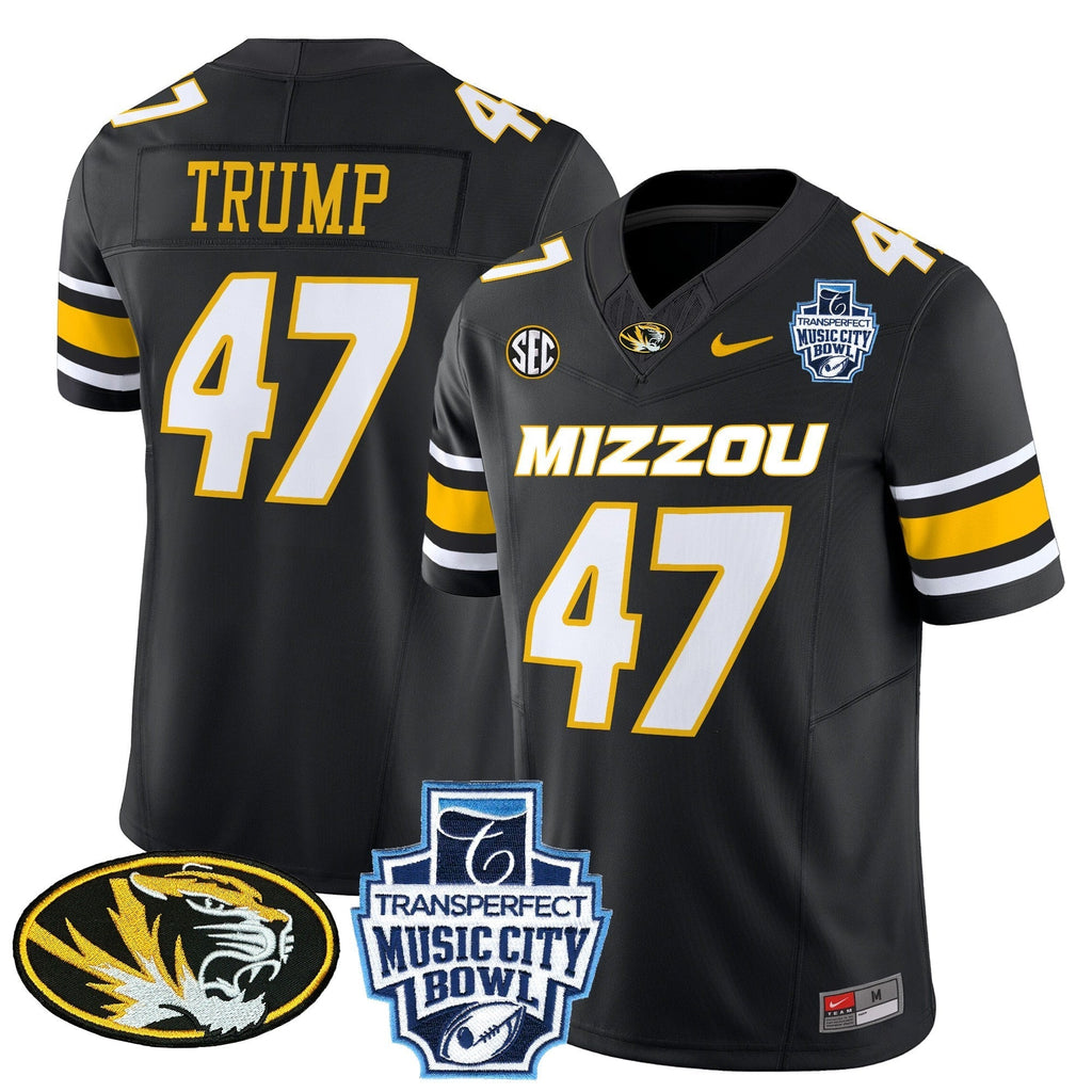Men Missouri Tigers 2024 Music City Bowl Vapor Limited Jersey - All Stitched