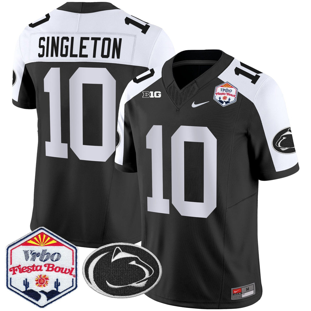 Men Penn State Nittany Lions 2024 The Fiesta Bowl Patch Vapor Limited Jersey - All Stitched