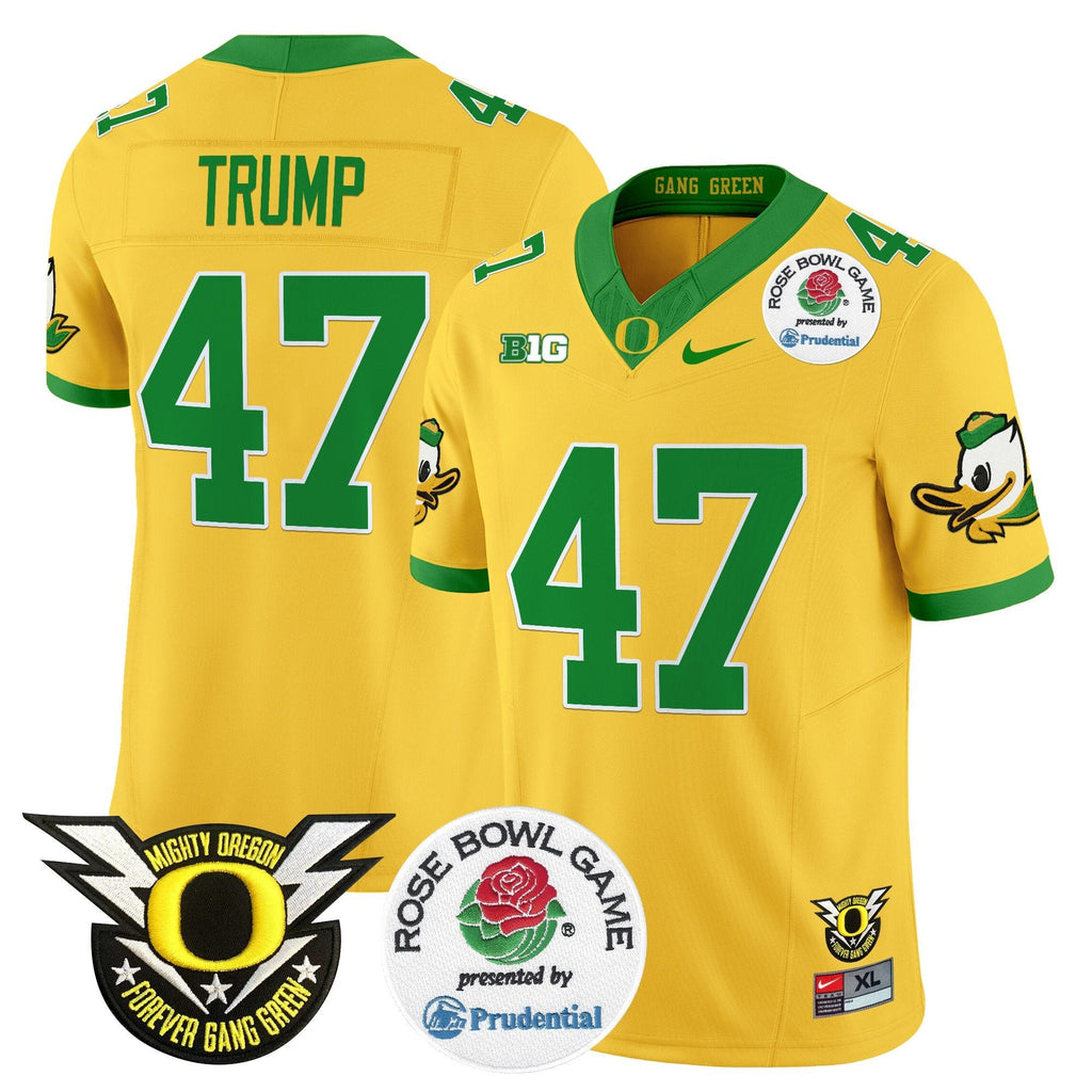Men Oregon Ducks 2024 Rose Bowl Vapor Limited Jersey - All Stitched