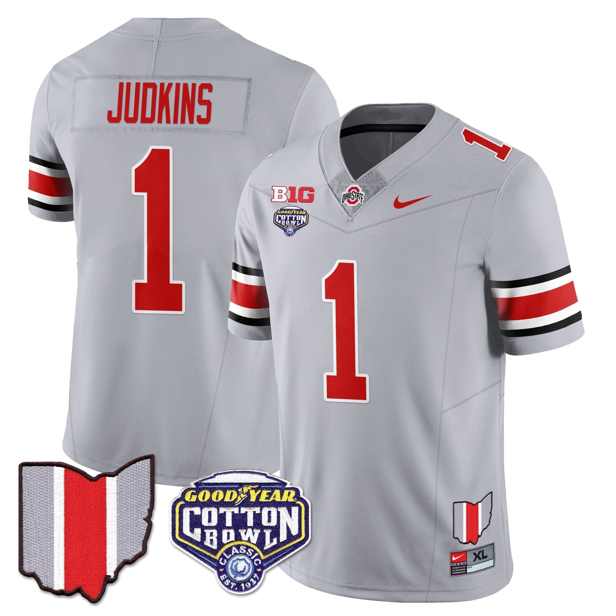 Men Ohio State Buckeyes 2024 Cotton Bowl Classic Jersey - All Stitched