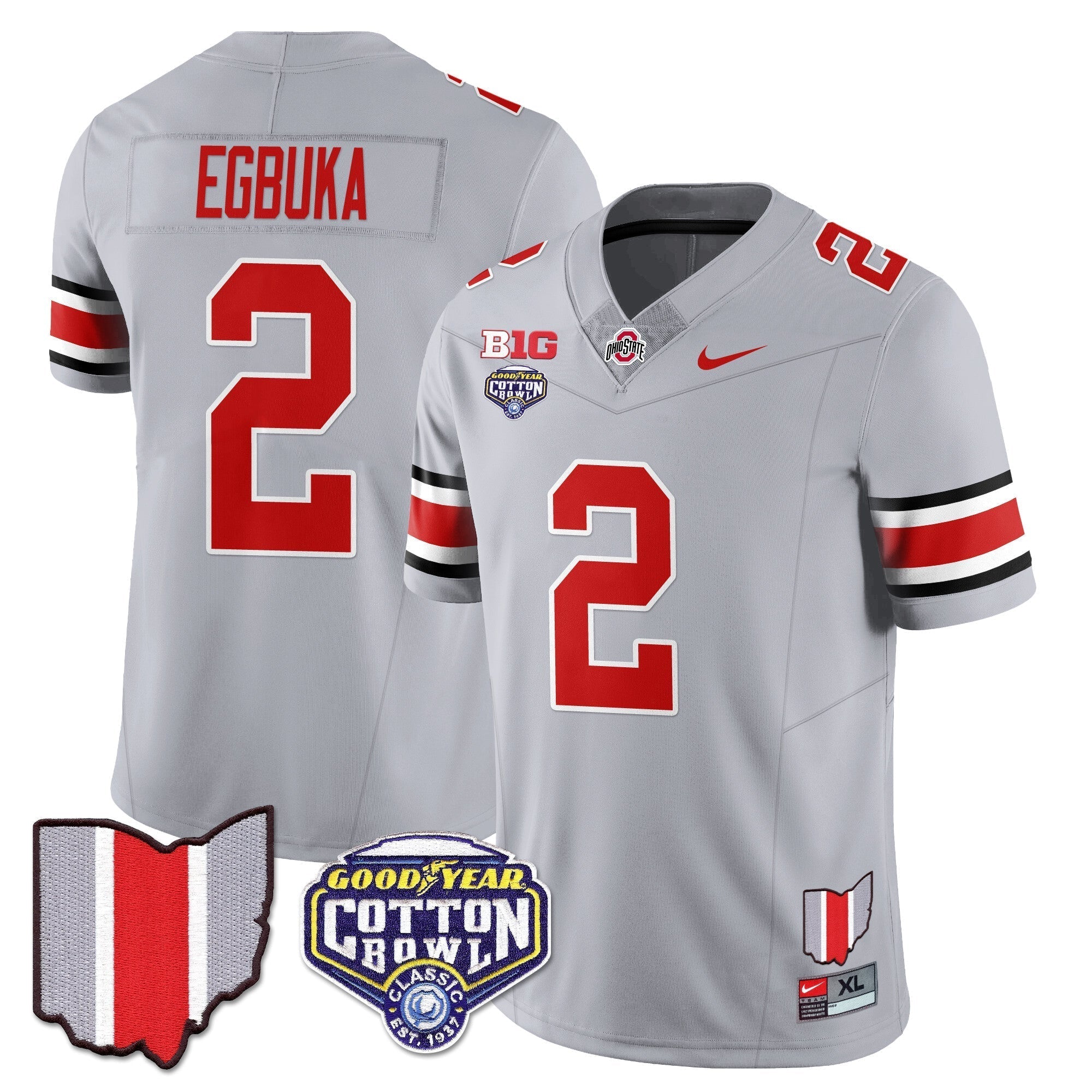 Men Ohio State Buckeyes 2024 Cotton Bowl Classic Jersey - All Stitched