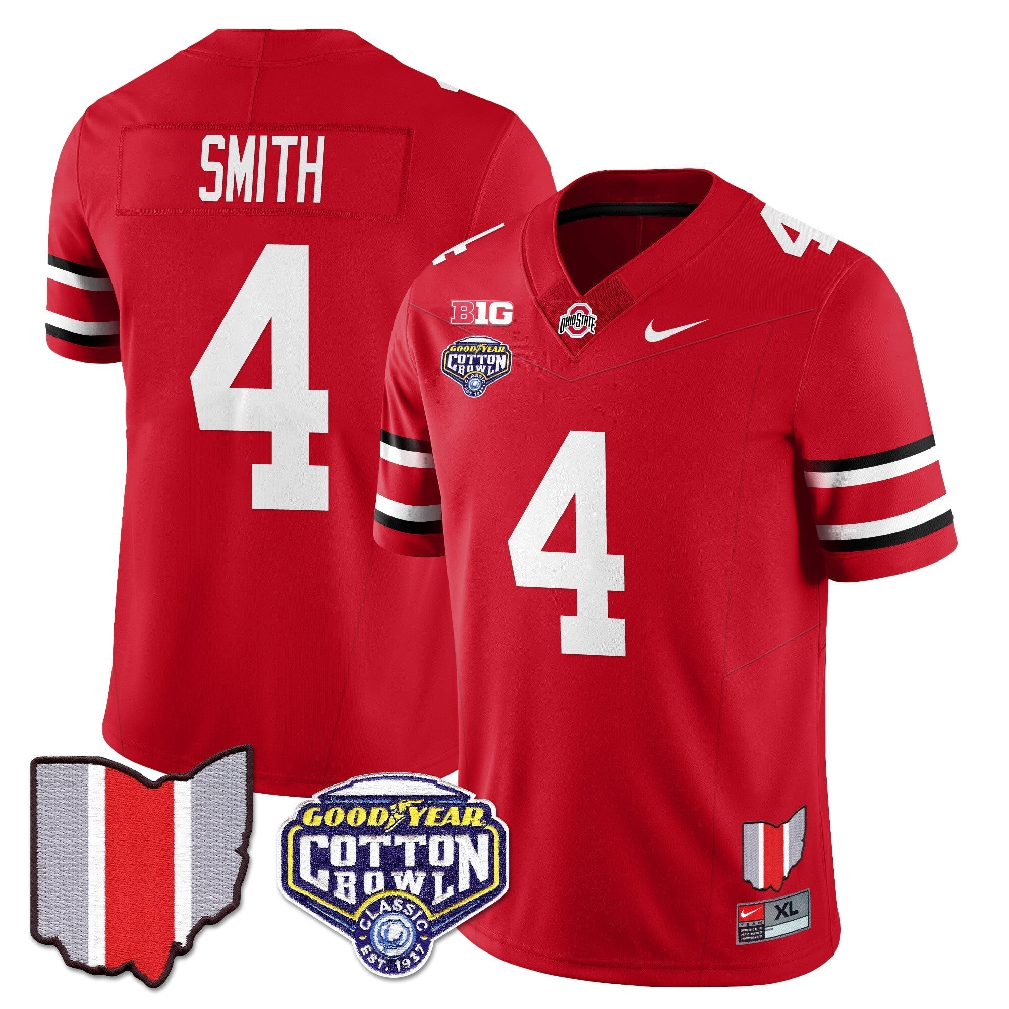 Men Ohio State Buckeyes 2024 Cotton Bowl Classic Jersey - All Stitched