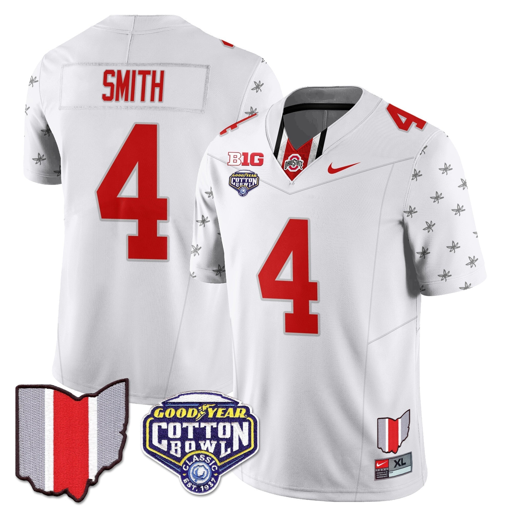 Men Ohio State Buckeyes 2024 Cotton Bowl Classic Jersey - All Stitched