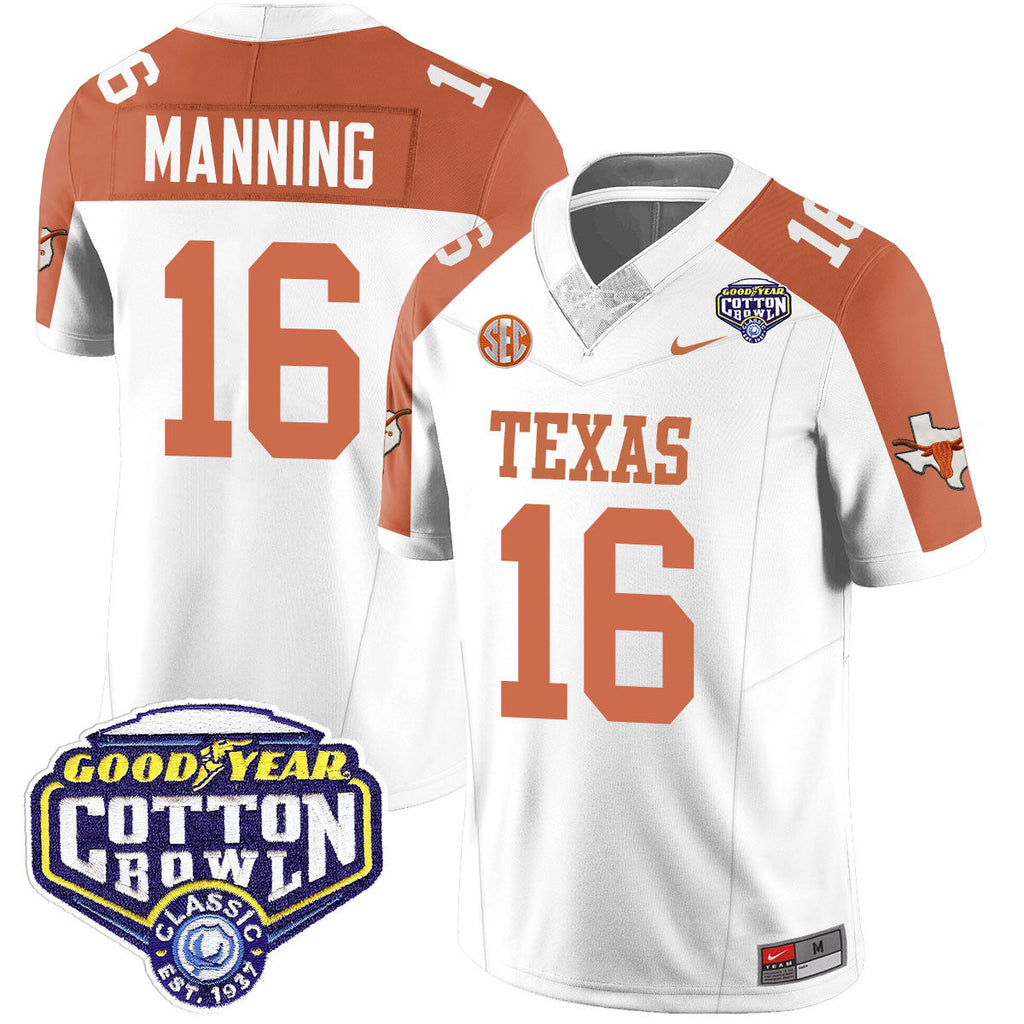 Men Texas Longhorns 2024 Cotton Bowl Classic Jersey - All Stitched