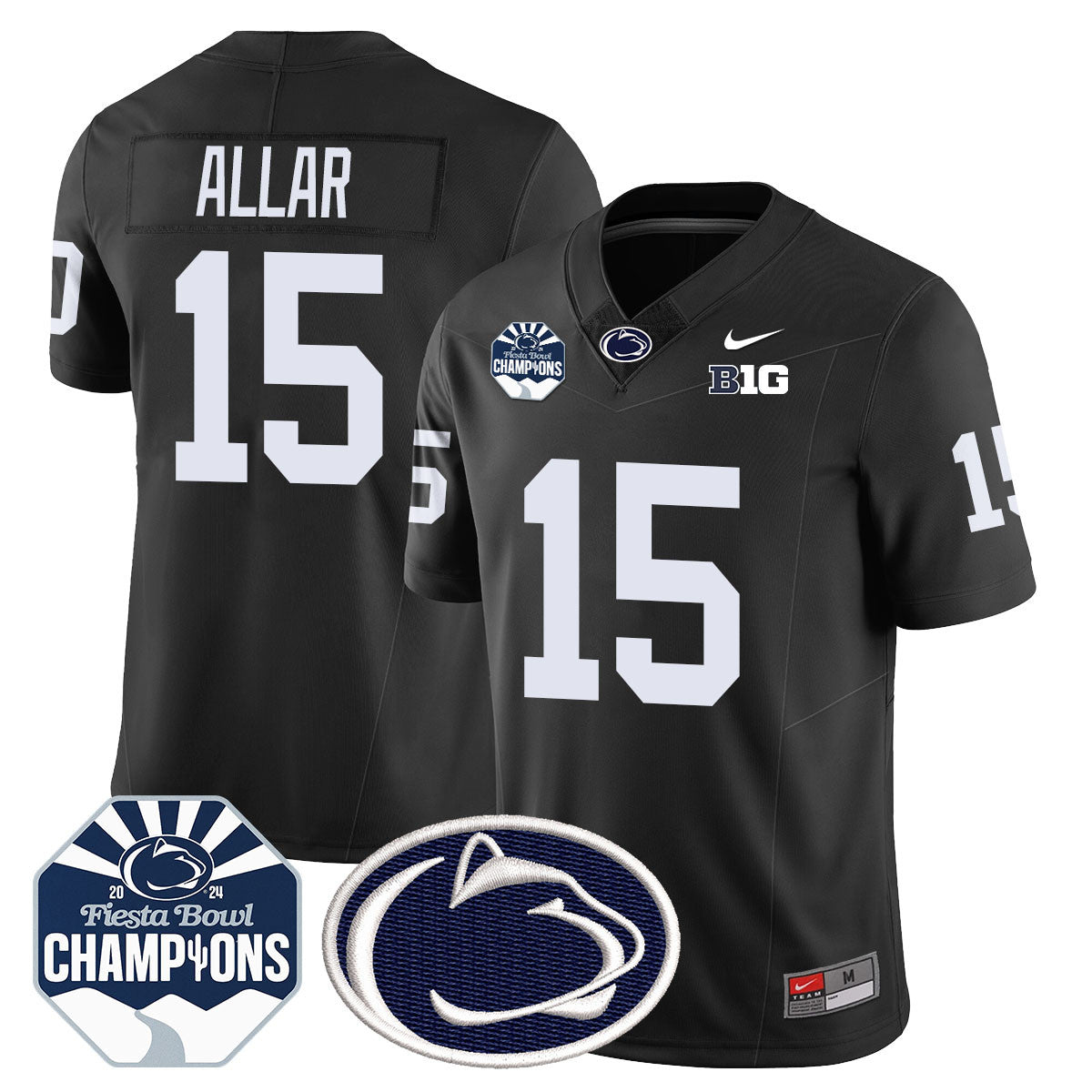 Men Penn State Nittany Lions 2024 Fiesta Bowl Champions Jersey - All Stitched