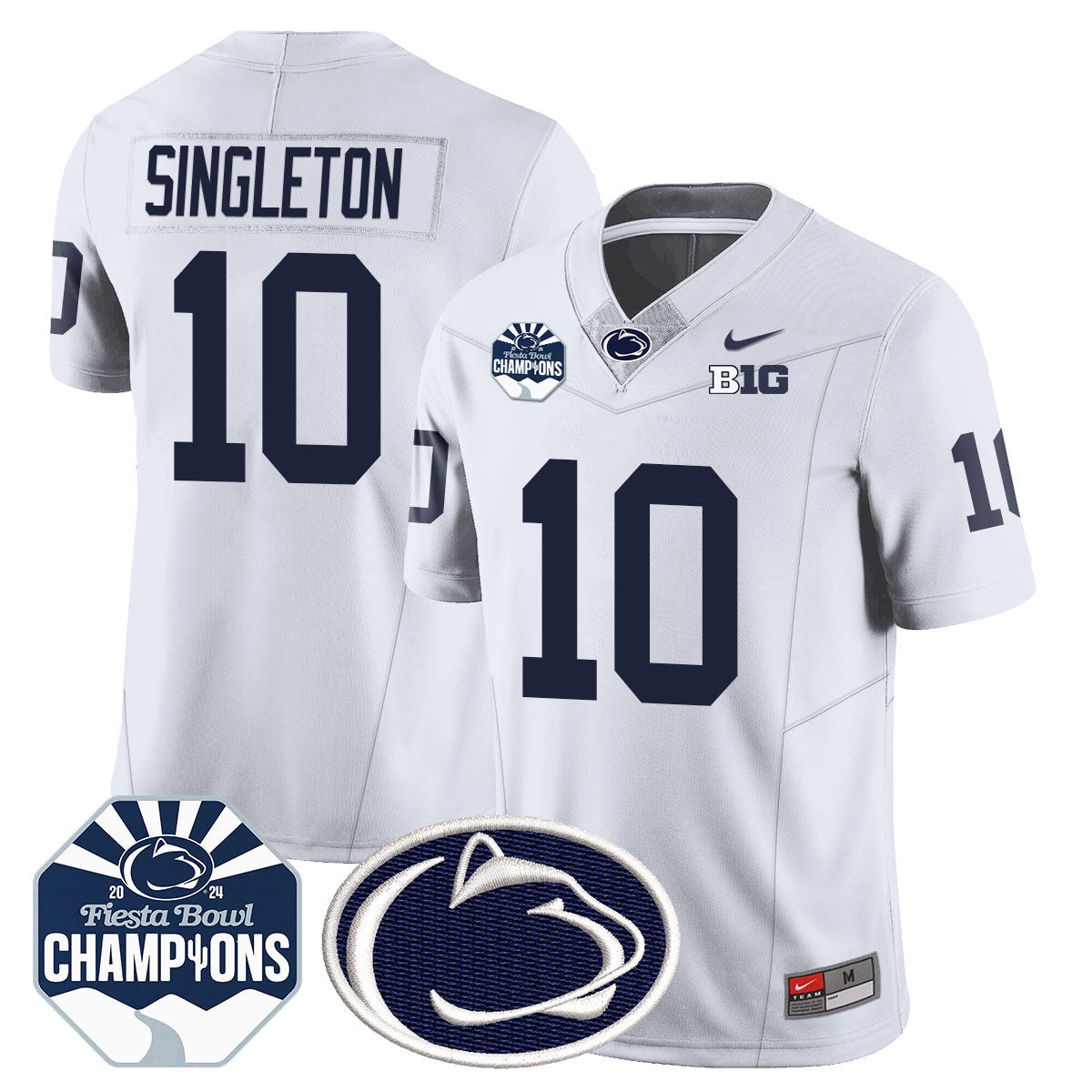 Men Penn State Nittany Lions 2024 Fiesta Bowl Champions Jersey - All Stitched
