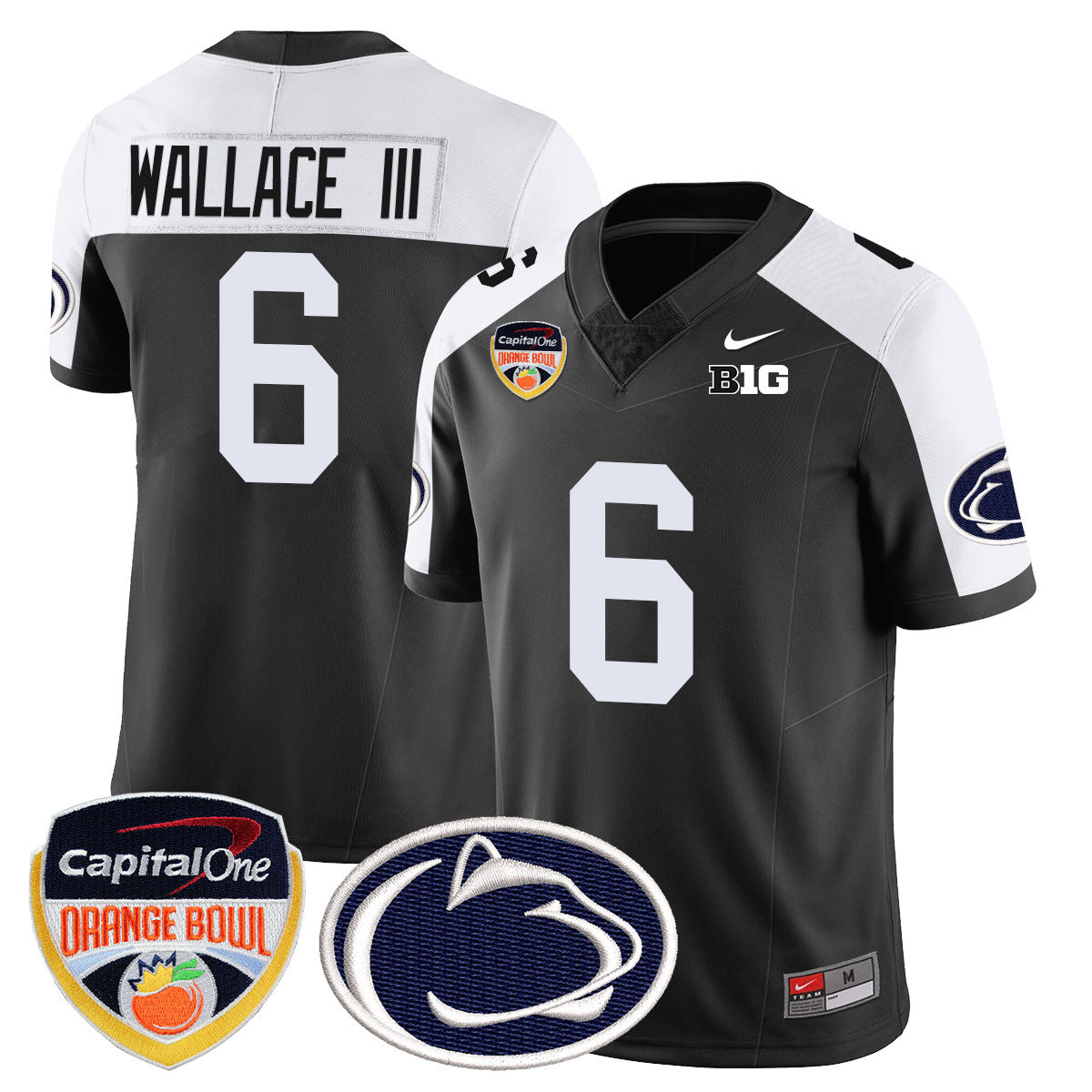 Men Penn State Nittany Lions 2024 Orange Bowl Jersey - All Stitched