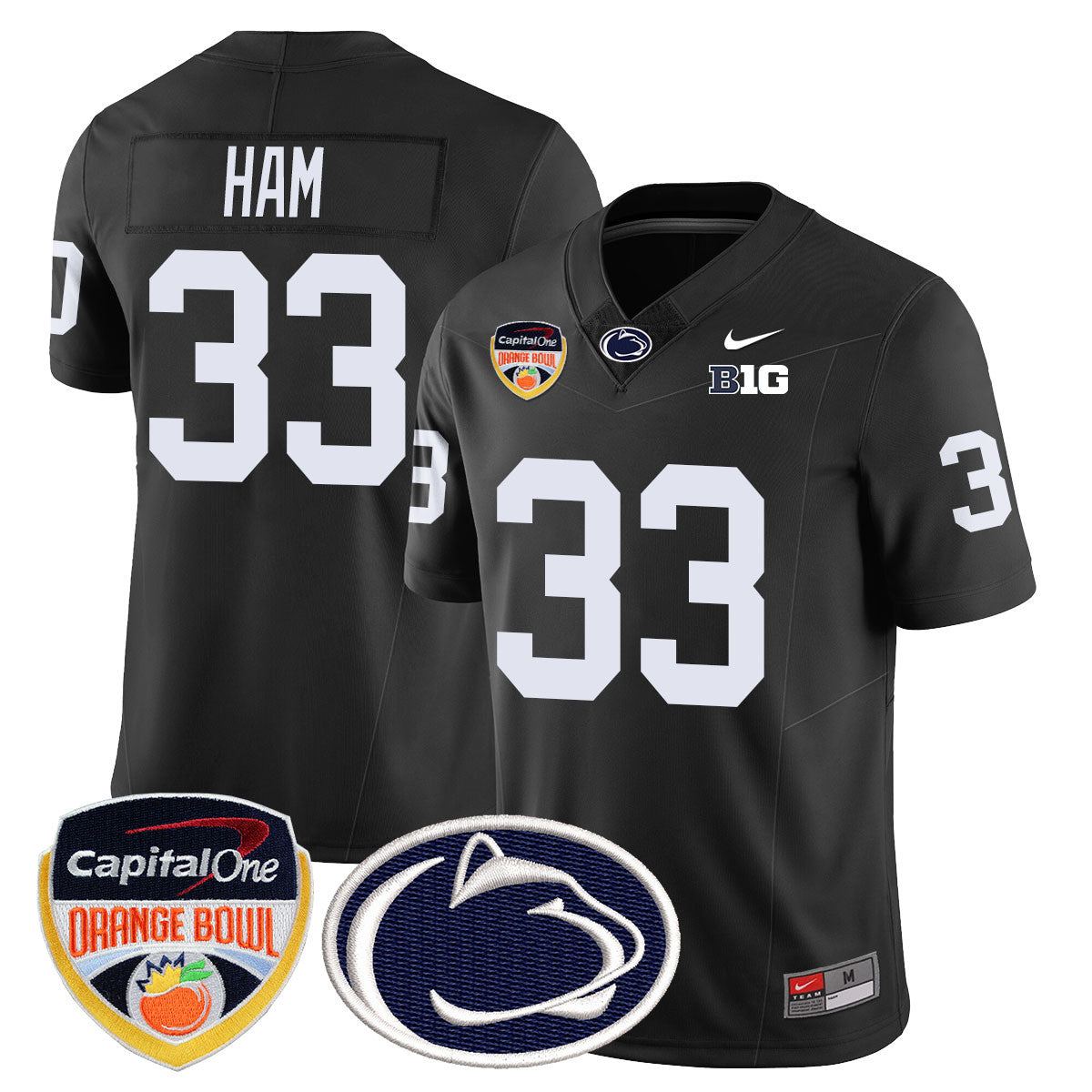 Men Penn State Nittany Lions 2024 Orange Bowl Jersey - All Stitched