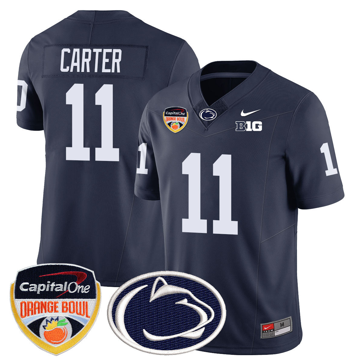 Men Penn State Nittany Lions 2024 Orange Bowl Jersey - All Stitched