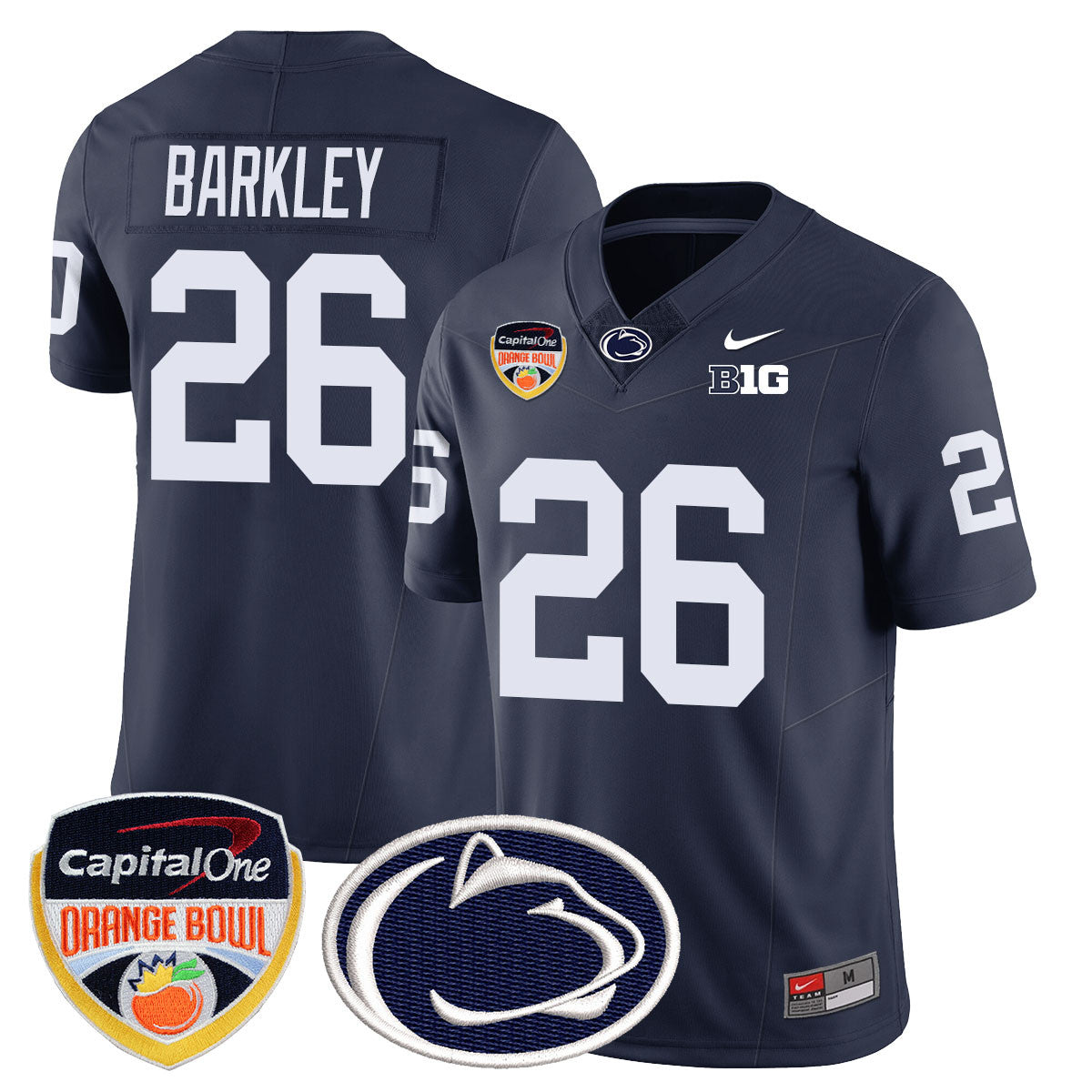 Men Penn State Nittany Lions 2024 Orange Bowl Jersey - All Stitched