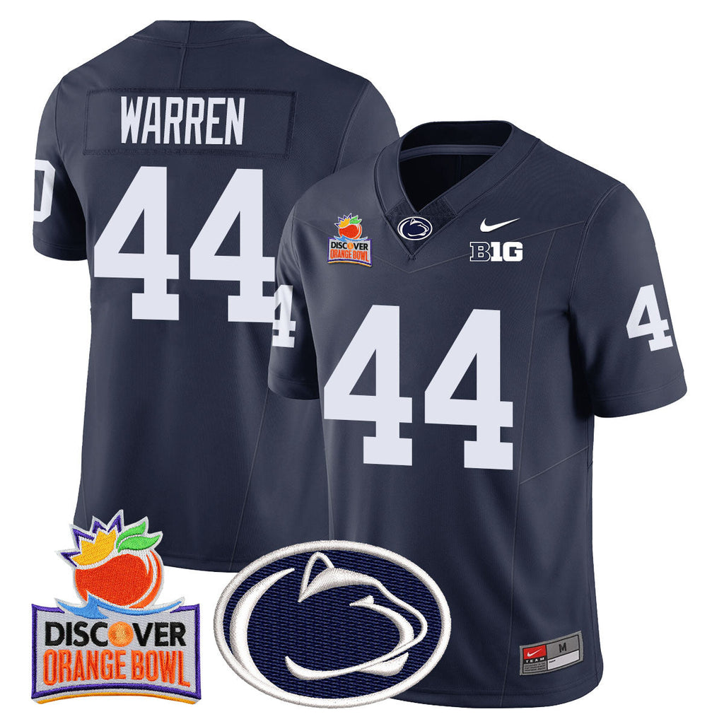 Men Penn State Nittany Lions 2024 Orange Bowl Jersey N1 - All Stitched