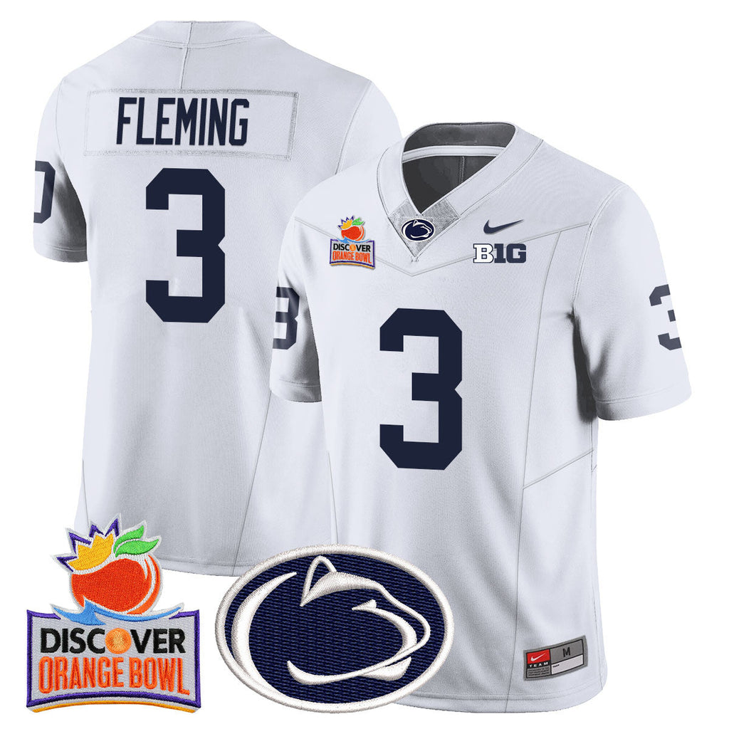 Men Penn State Nittany Lions 2024 Orange Bowl Jersey N1 - All Stitched