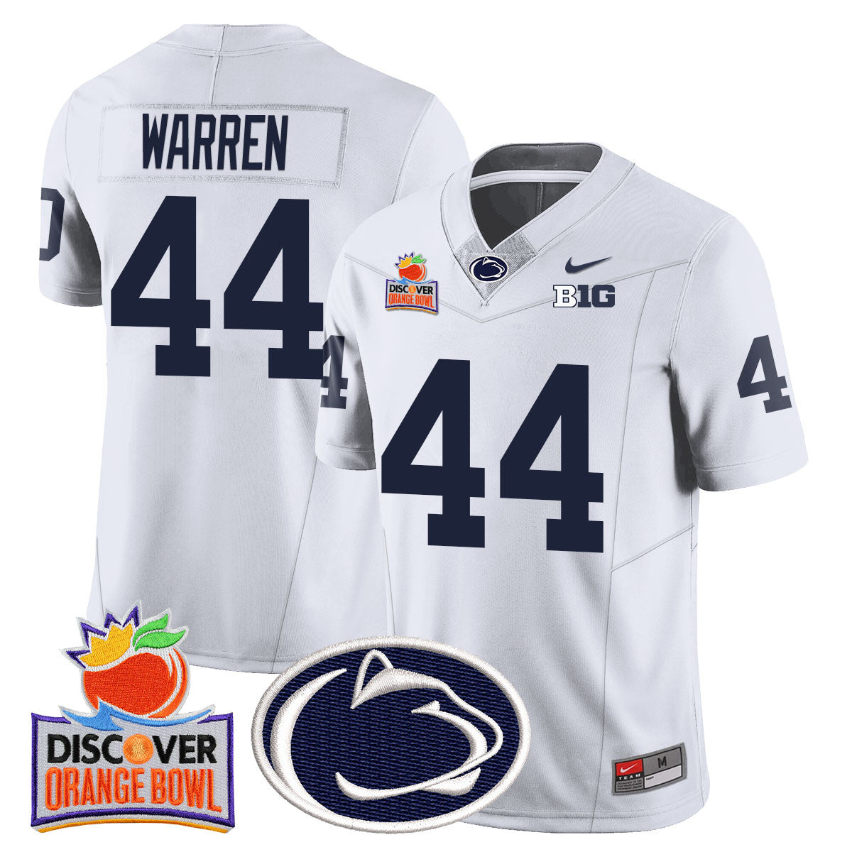 Men Penn State Nittany Lions 2024 Orange Bowl Jersey N1 - All Stitched