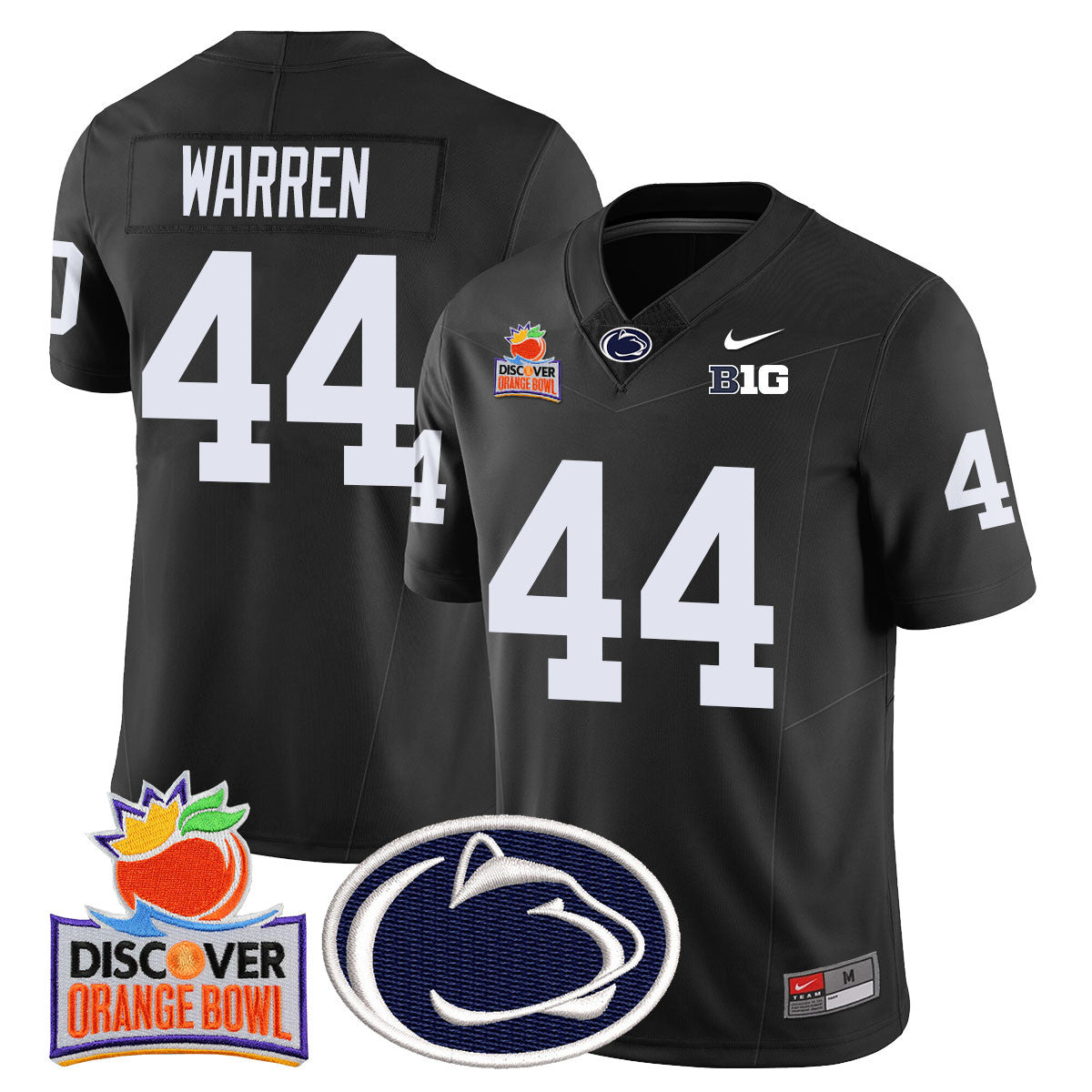 Men Penn State Nittany Lions 2024 Orange Bowl Jersey N1 - All Stitched