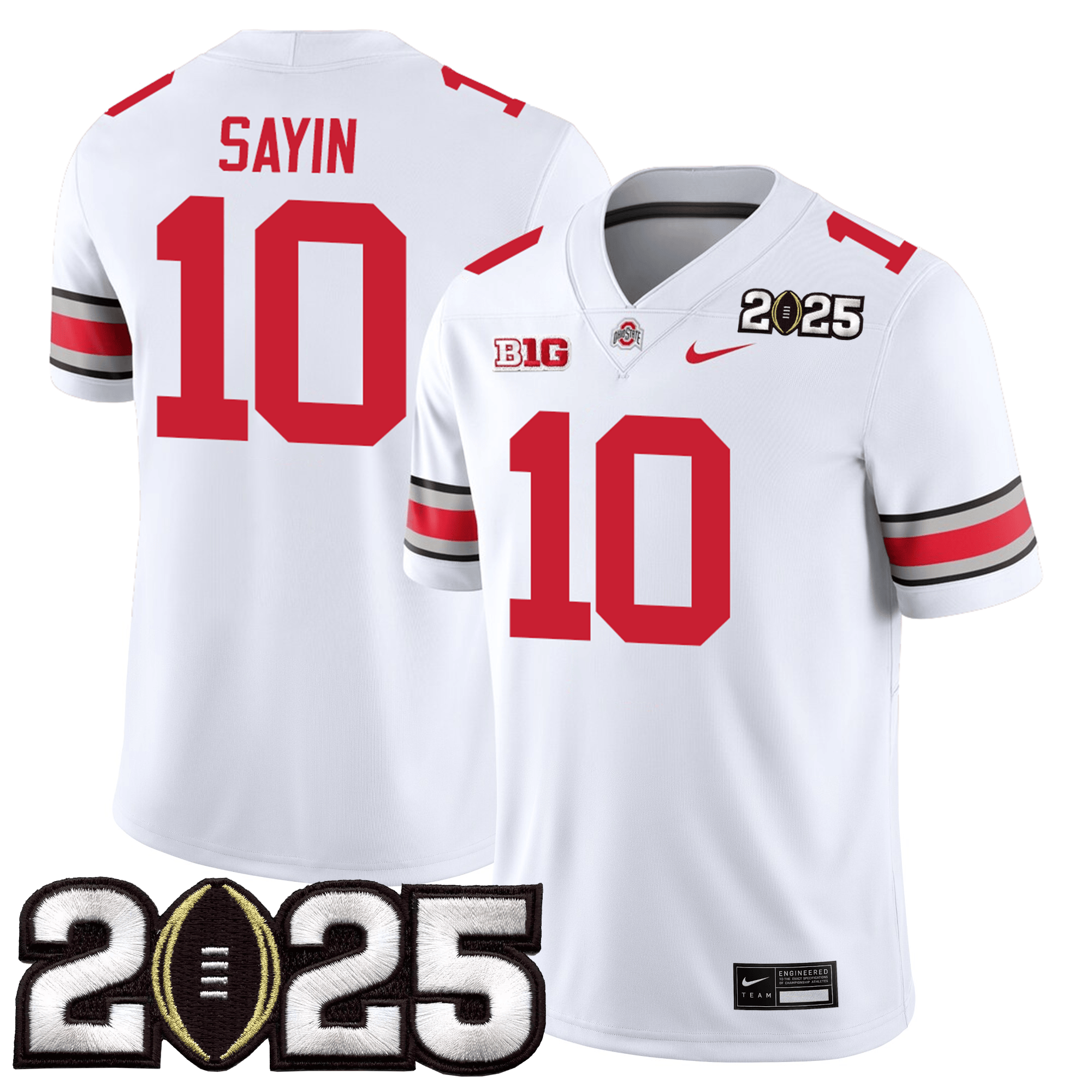 Men Ohio State Buckeyes Jersey - CFP Final Patch - All Stitched
