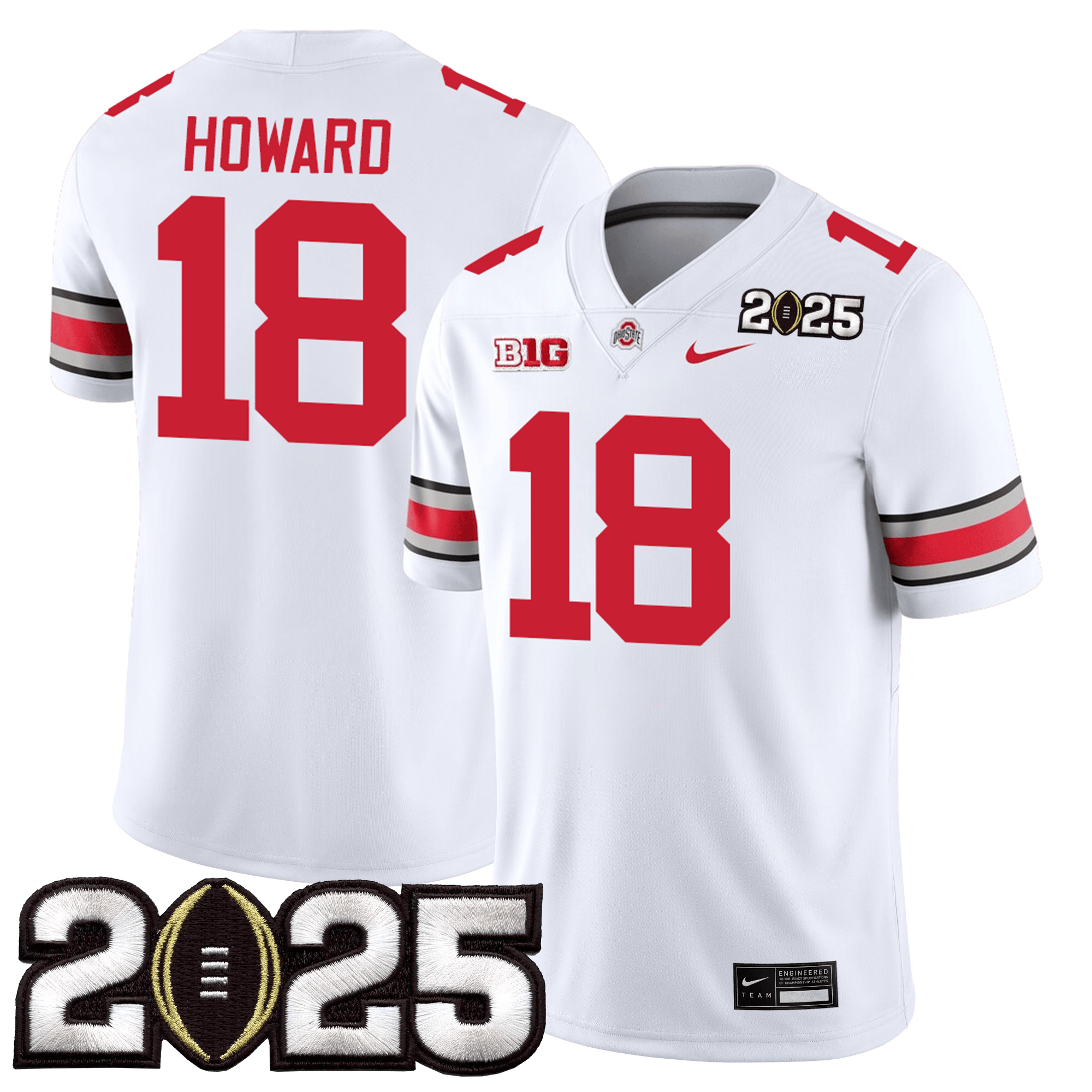 Men Ohio State Buckeyes Jersey - CFP Final Patch - All Stitched