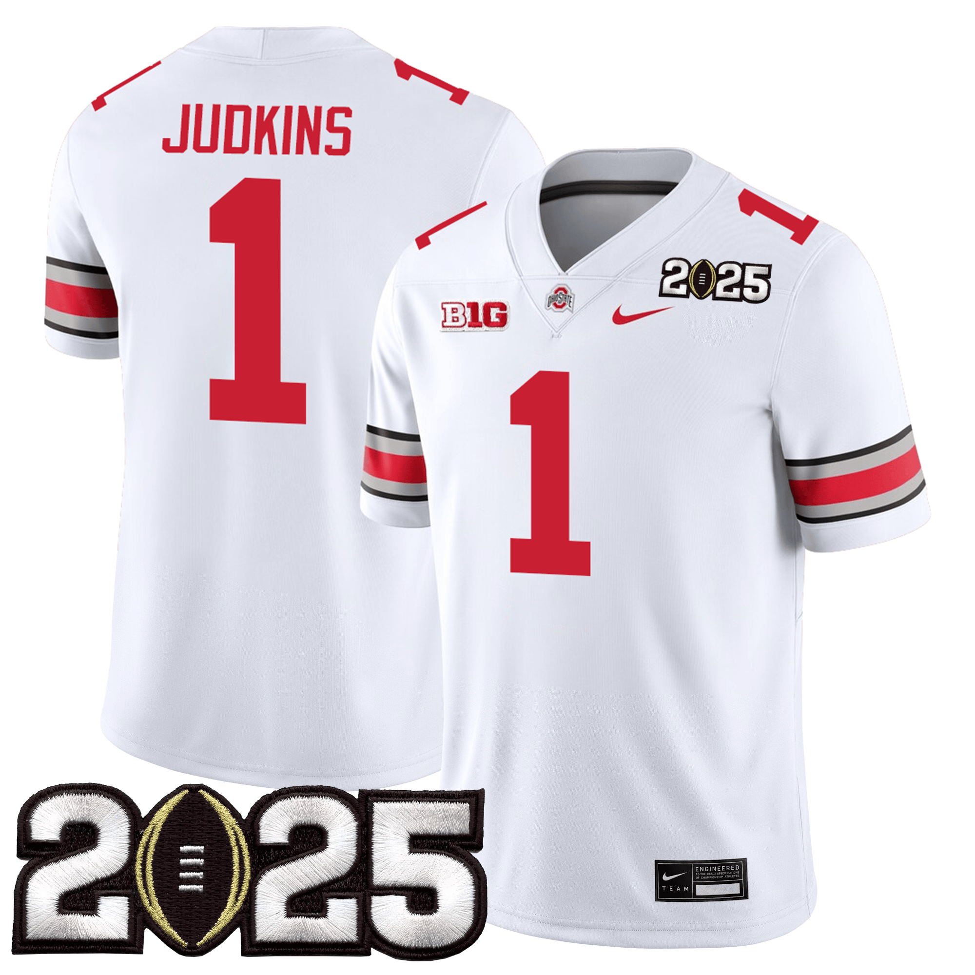 Men Ohio State Buckeyes Jersey - CFP Final Patch - All Stitched