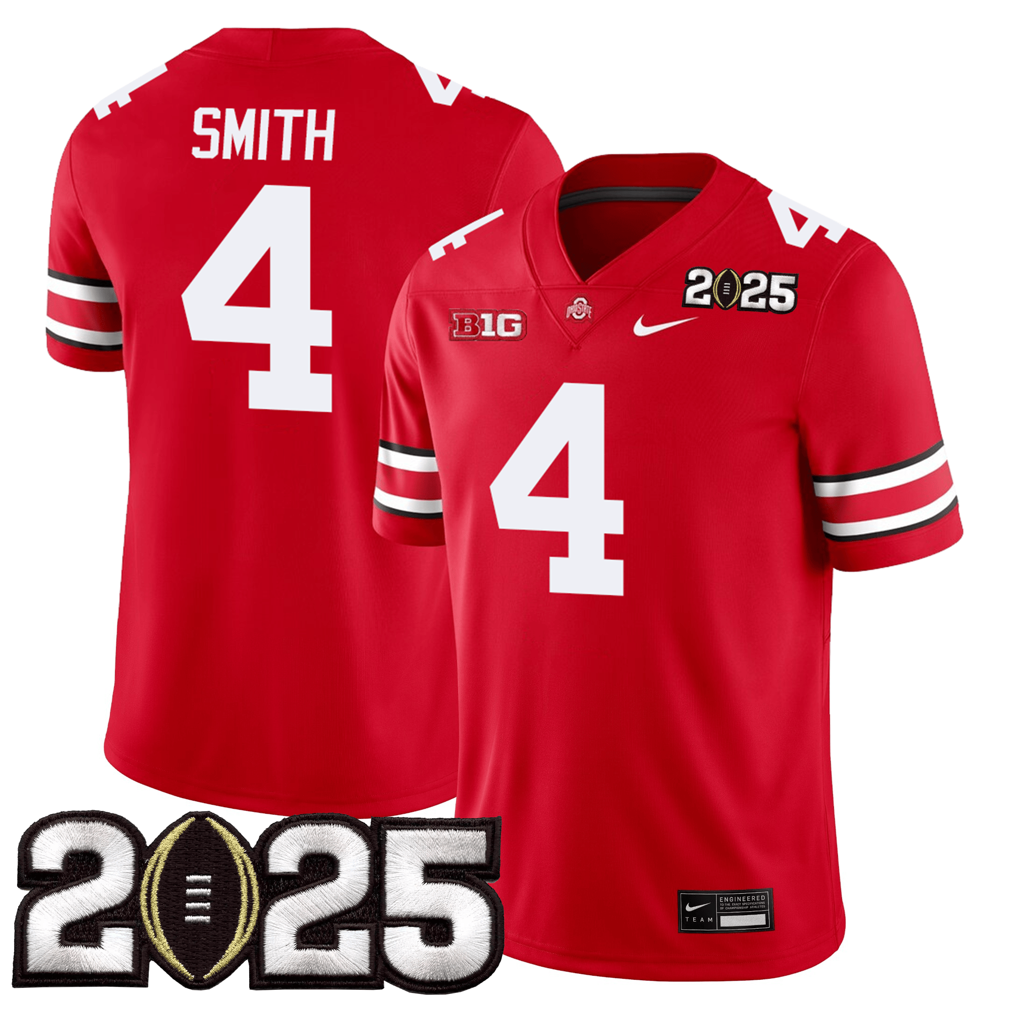 Men Ohio State Buckeyes Jersey - CFP Final Patch - All Stitched