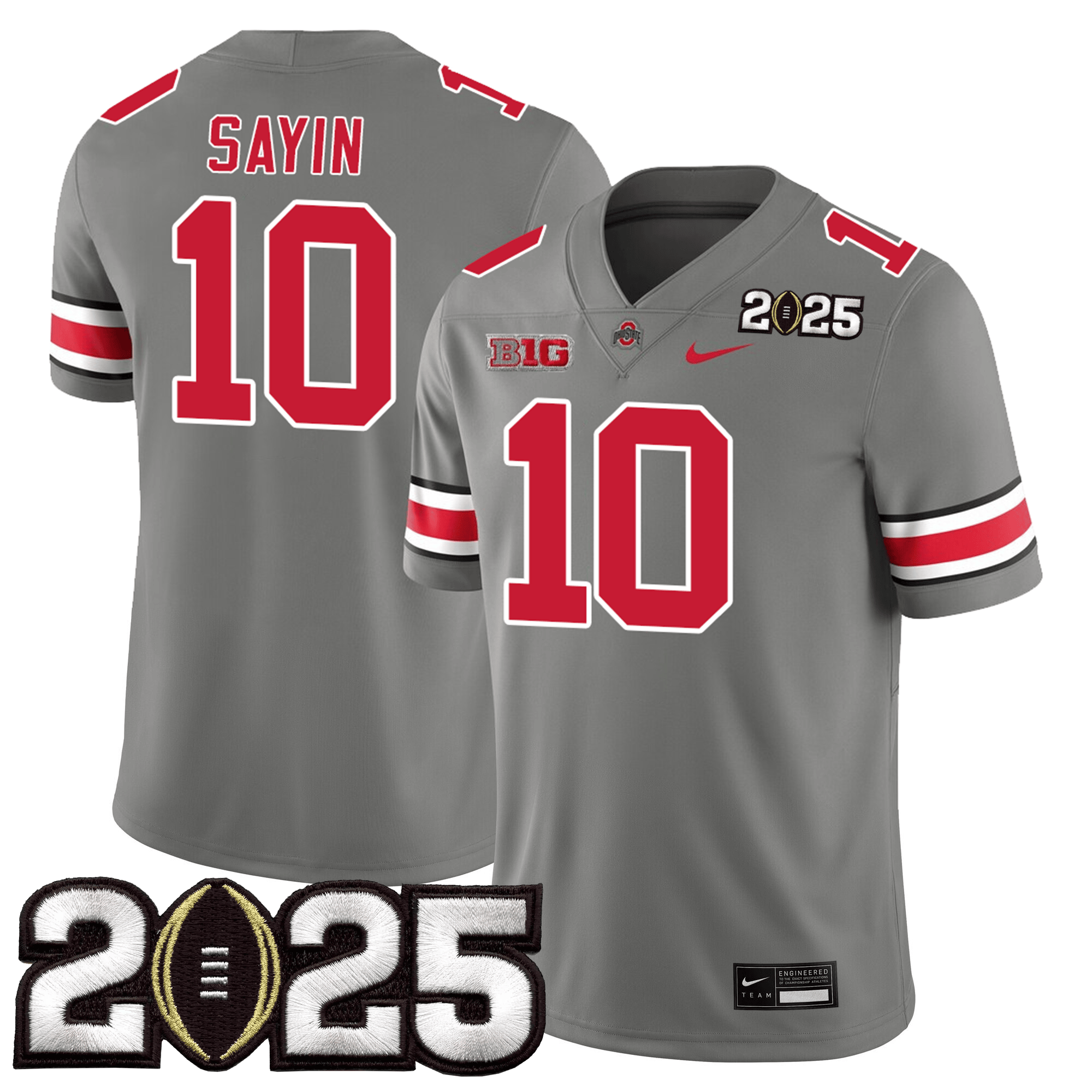 Men Ohio State Buckeyes Jersey - CFP Final Patch - All Stitched