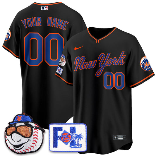 Custom Gender/Name New York Mets Blue Road 2025 Spring Training Jersey - All Stitched