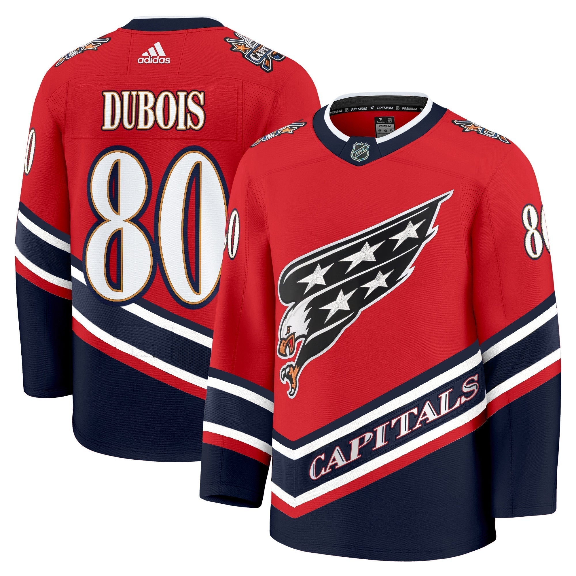 Men Washington Capitals Screaming Eagle Jersey Collection (1995-2024) - All Stitched