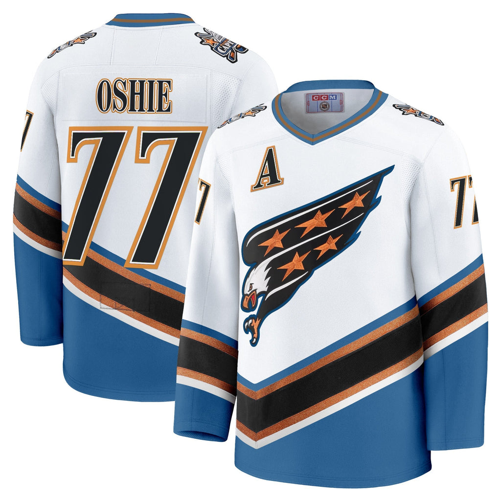 Men Washington Capitals Screaming Eagle Jersey Collection (1995-2024) - All Stitched
