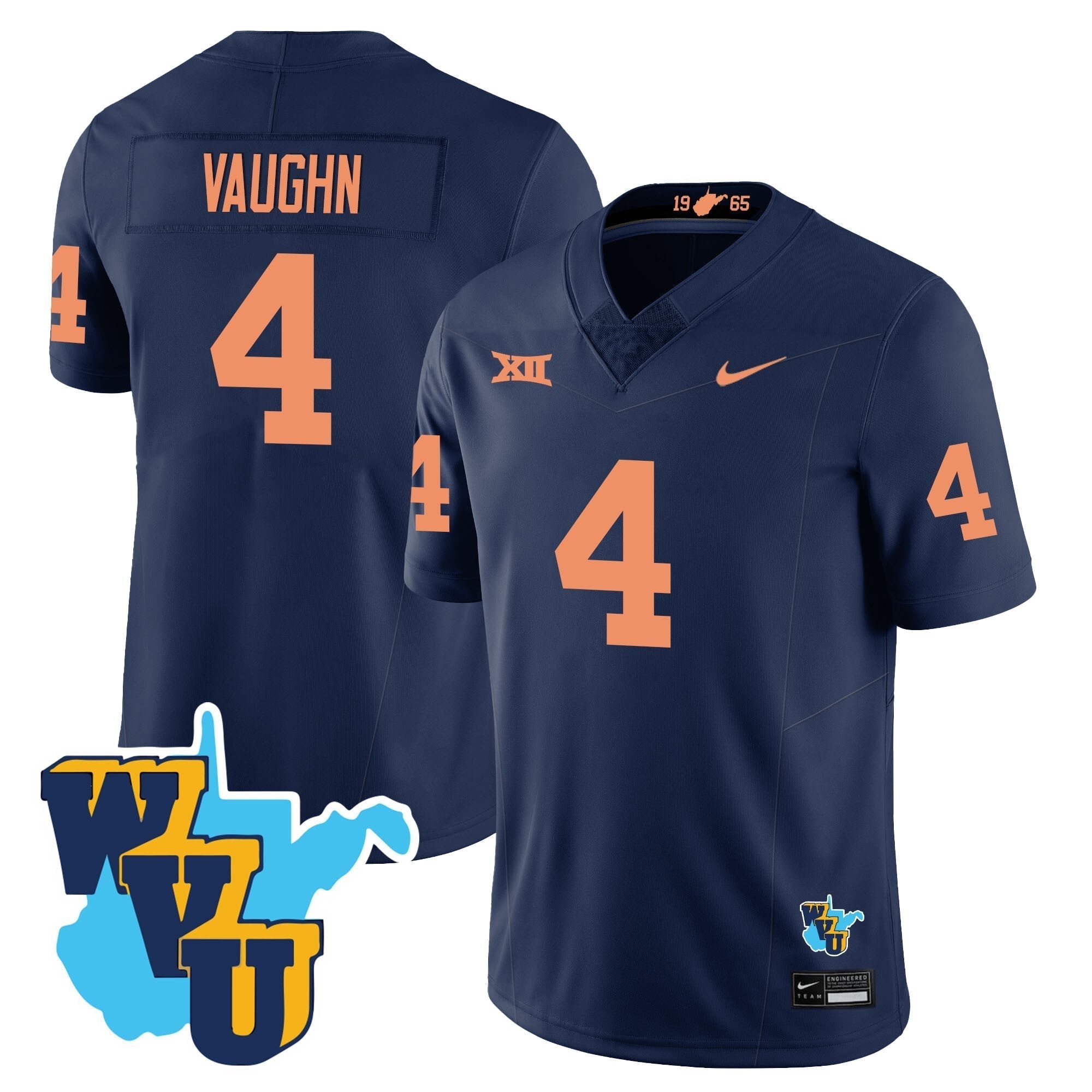 Men West Virginia Mountaineers 1965-2025 Throwback Jersey - All Stitched