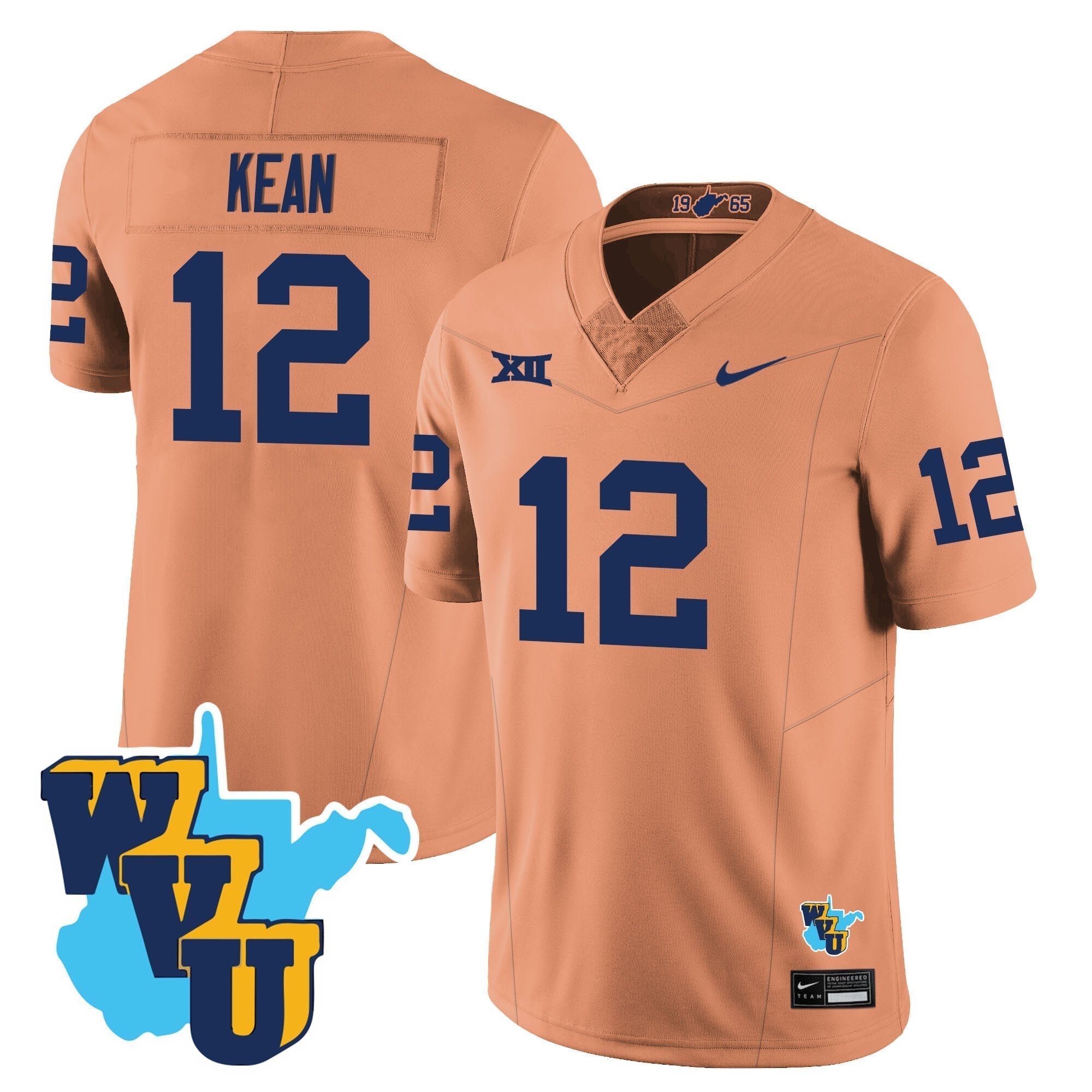 Men West Virginia Mountaineers 1965-2025 Throwback Jersey - All Stitched