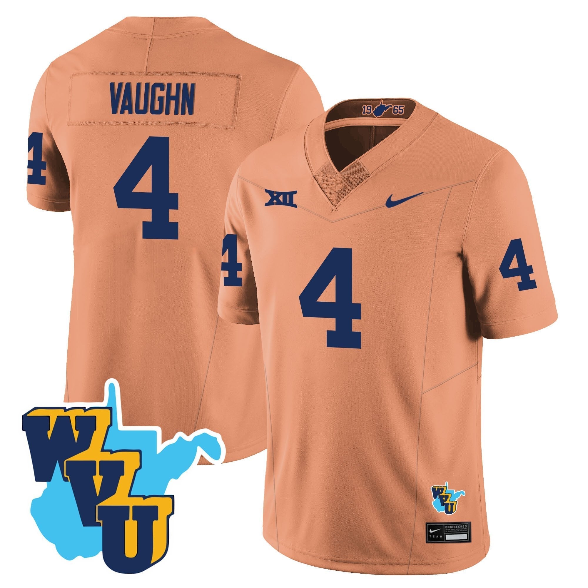 Men West Virginia Mountaineers 1965-2025 Throwback Jersey - All Stitched