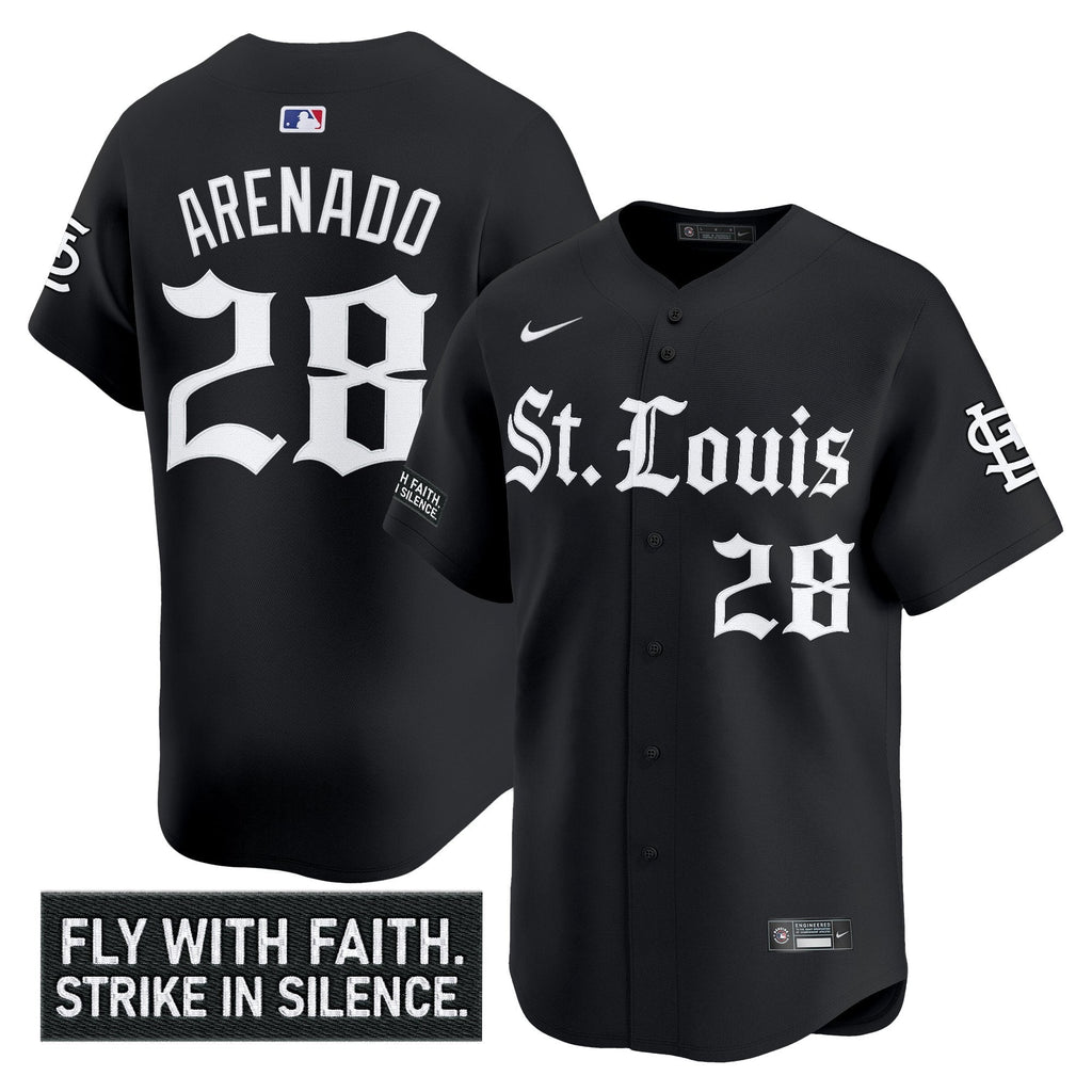 St. Louis Cardinals 'Gothic Legacy Edition' Vapor Premier Limited Jersey - All Stitched