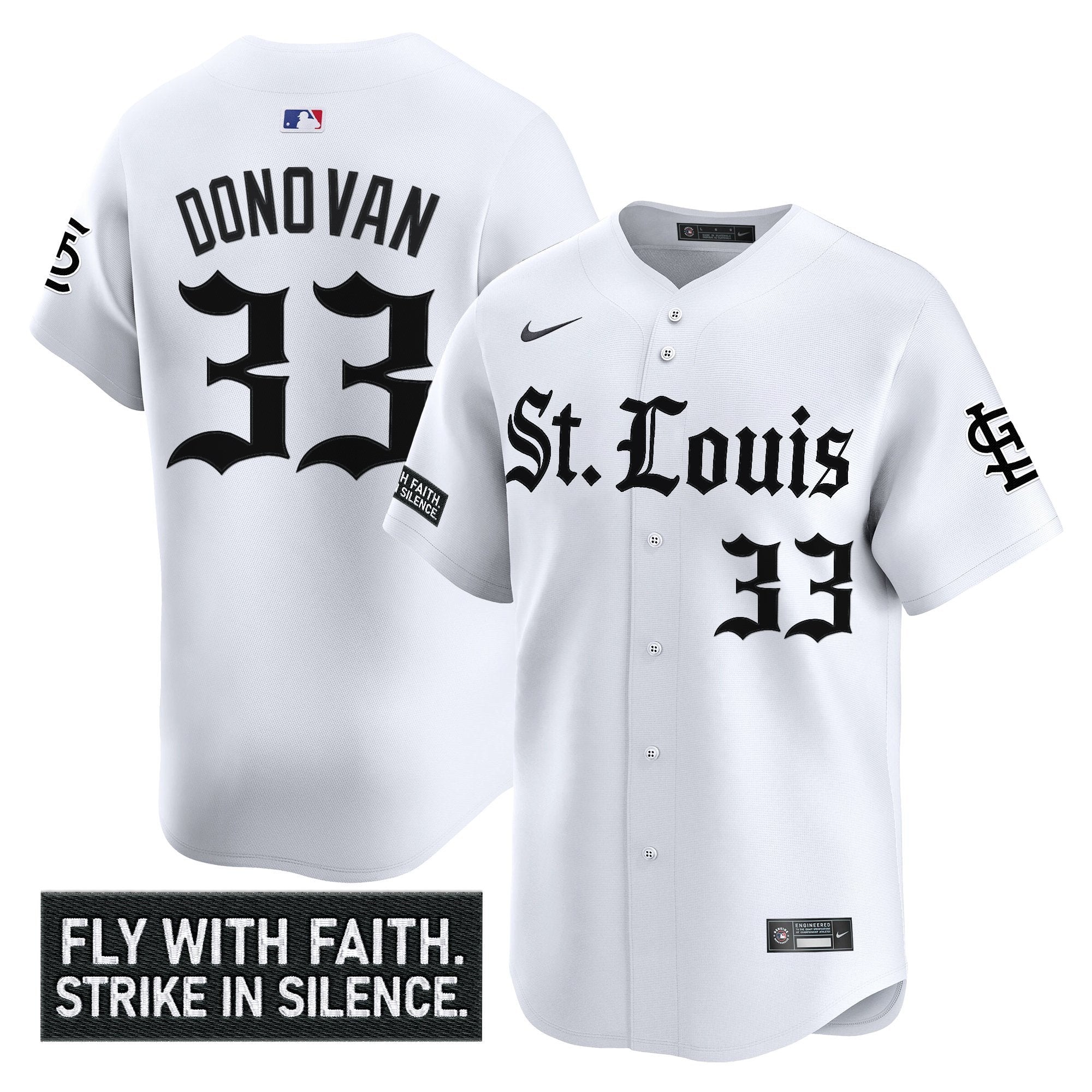 St. Louis Cardinals 'Gothic Legacy Edition' Vapor Premier Limited Jersey - All Stitched