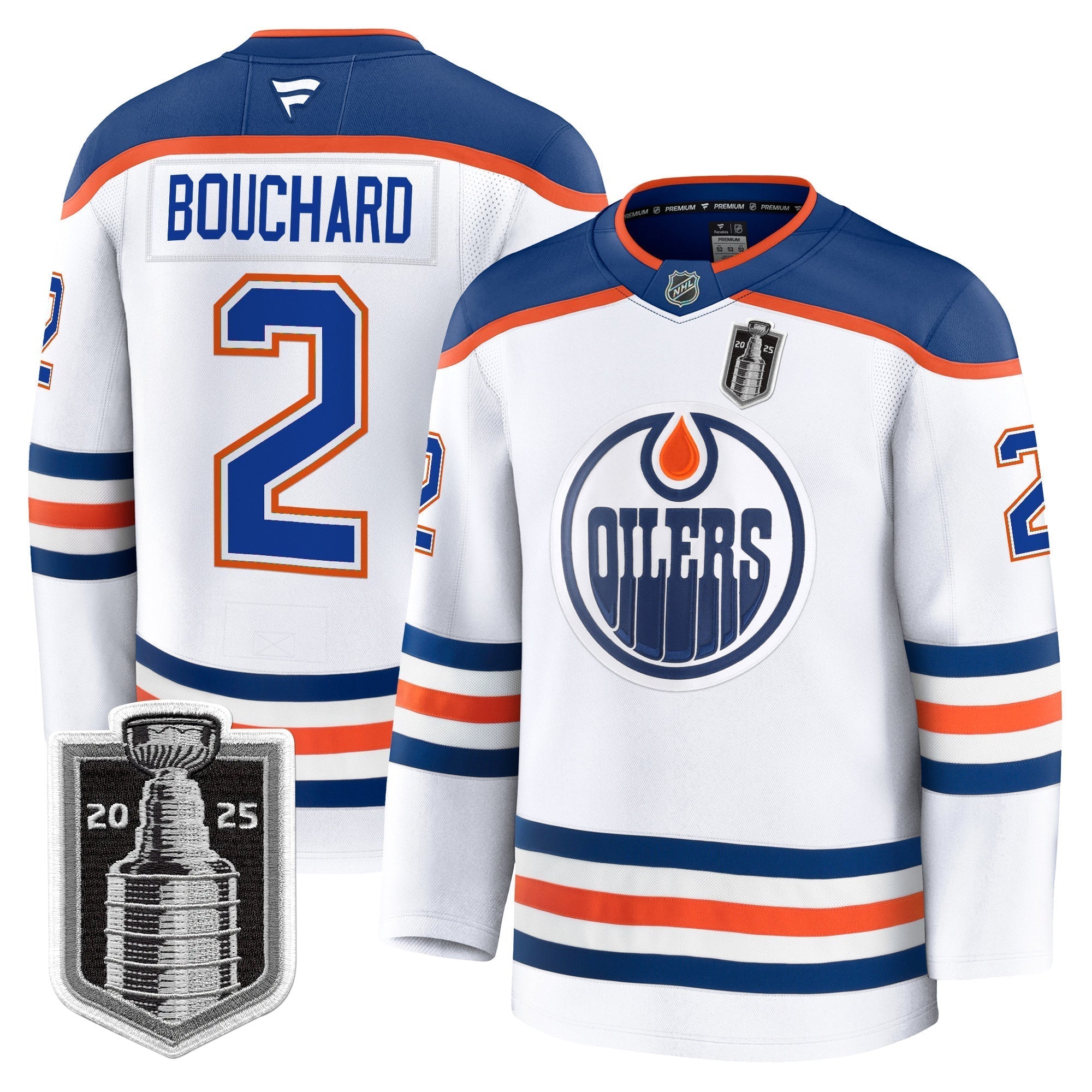 Men Edmonton Oilers 2025 Stanley Cup Final Premium Jersey - All Stitched