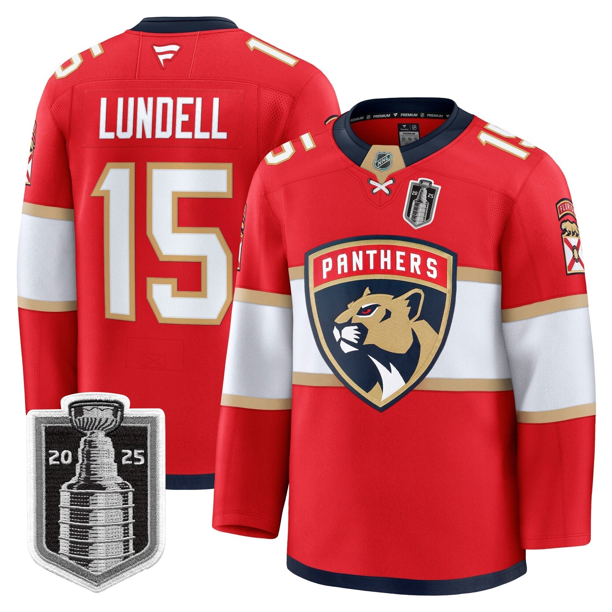 Men Florida Panthers 2025 Stanley Cup Final Premium Jersey - All Stitched