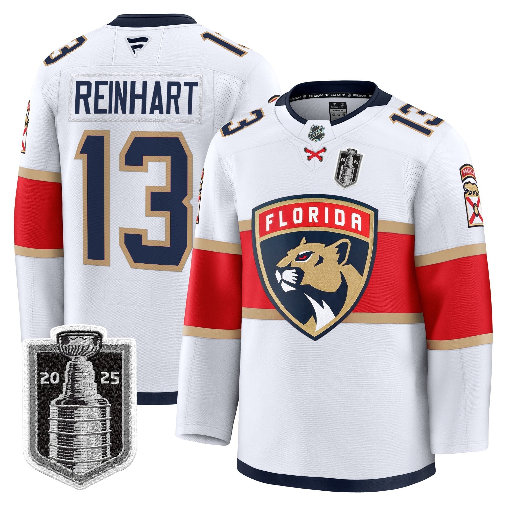 Men Florida Panthers 2025 Stanley Cup Final Premium Jersey - All Stitched