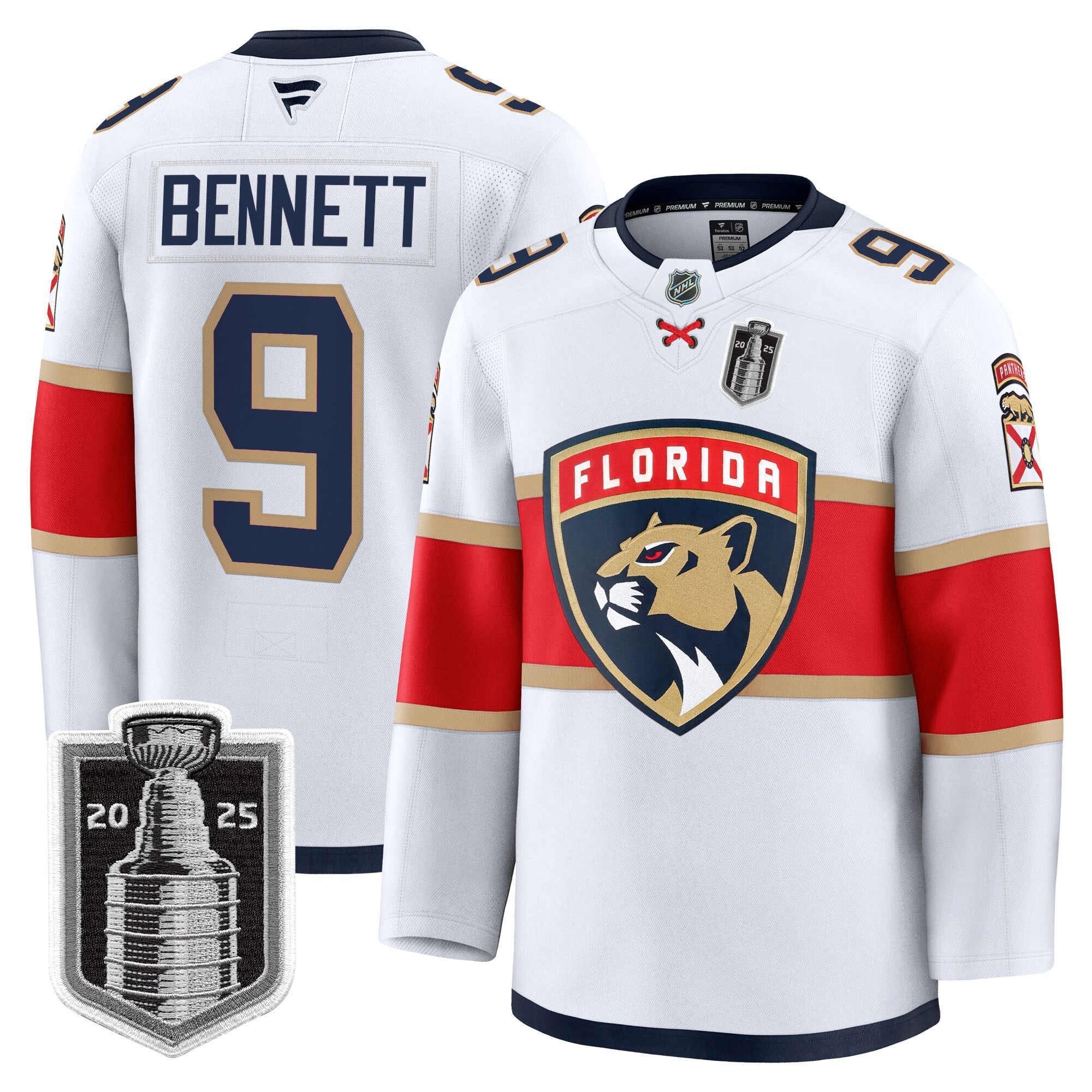 Men Florida Panthers 2025 Stanley Cup Final Premium Jersey - All Stitched