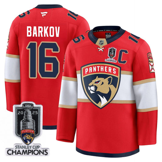 Florida Panthers 2025 Stanley Cup Champions Jersey - All Stitched