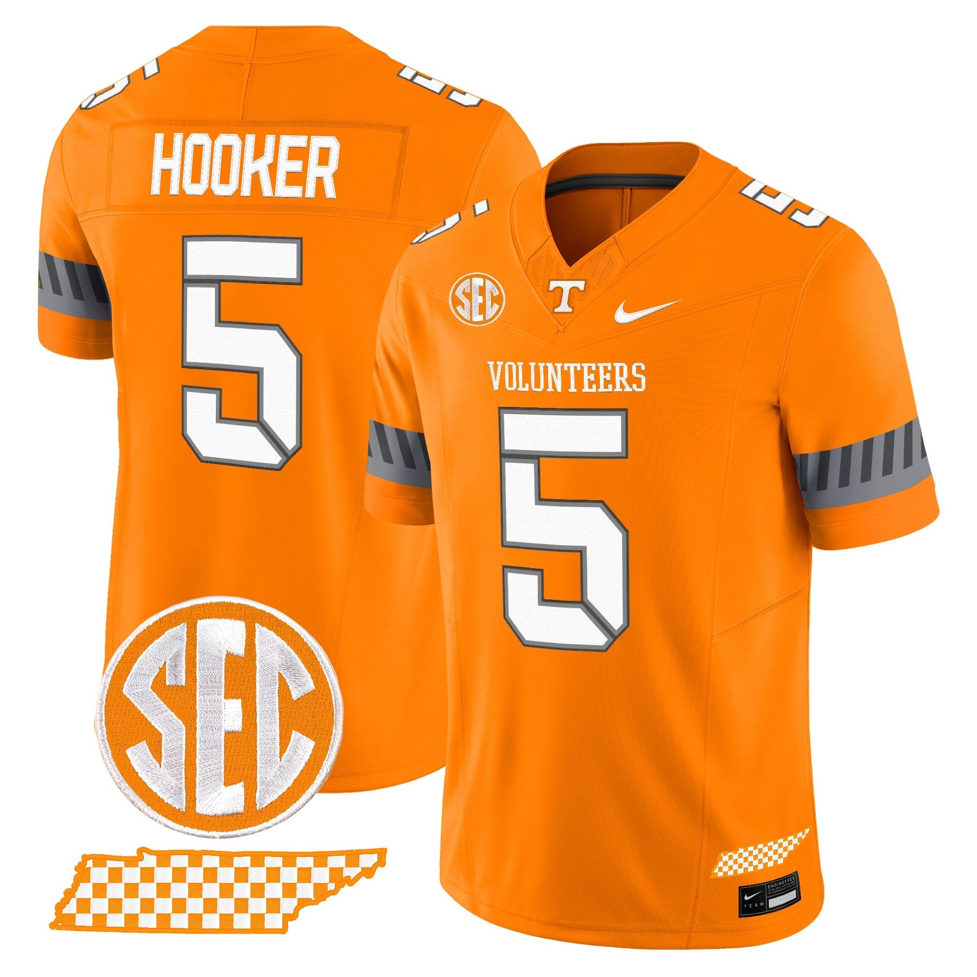 Tennessee Volunteers 2025 'Smokey Grey Series' Vapor Limited Jersey V2 - All Stitched