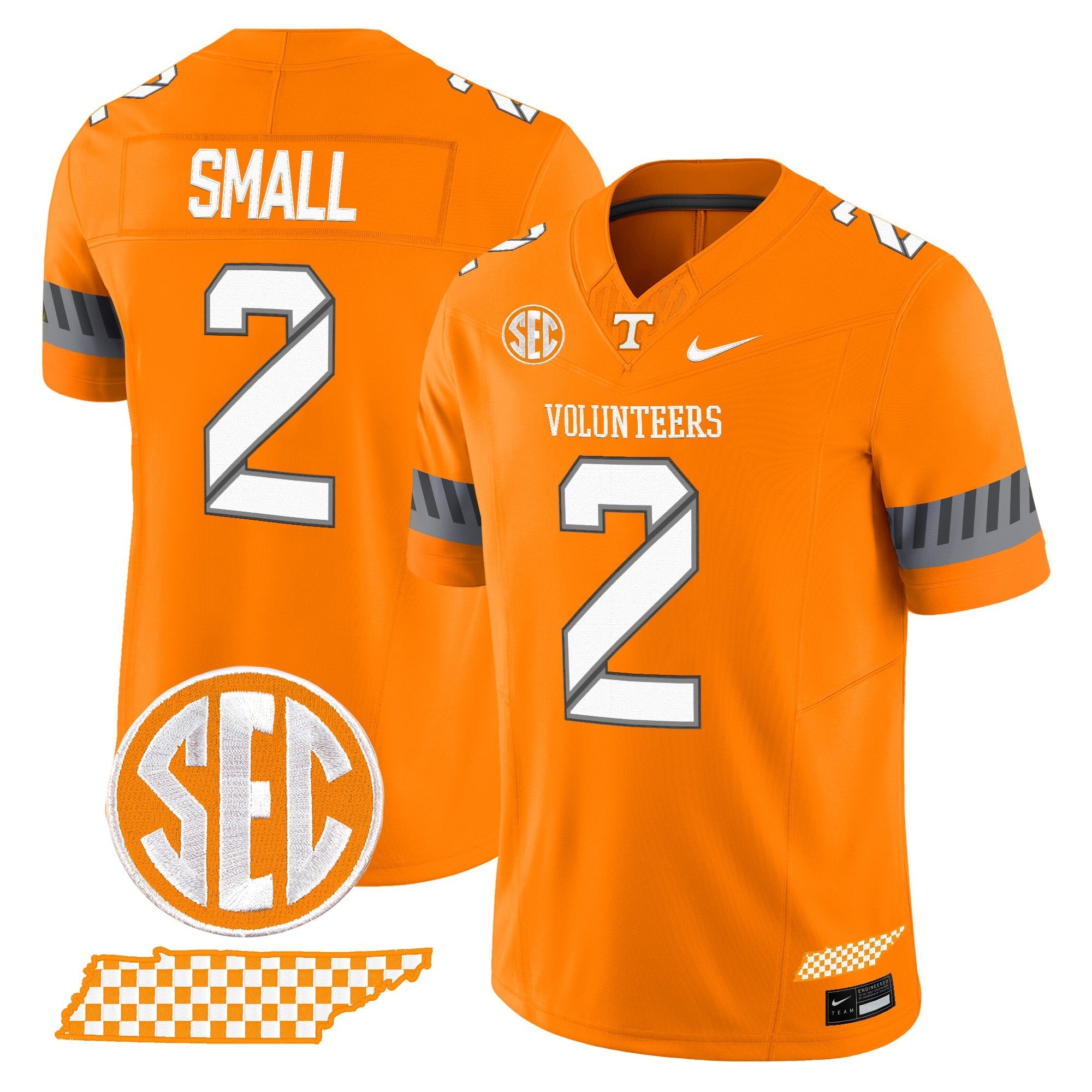 Tennessee Volunteers 2025 'Smokey Grey Series' Vapor Limited Jersey V2 - All Stitched