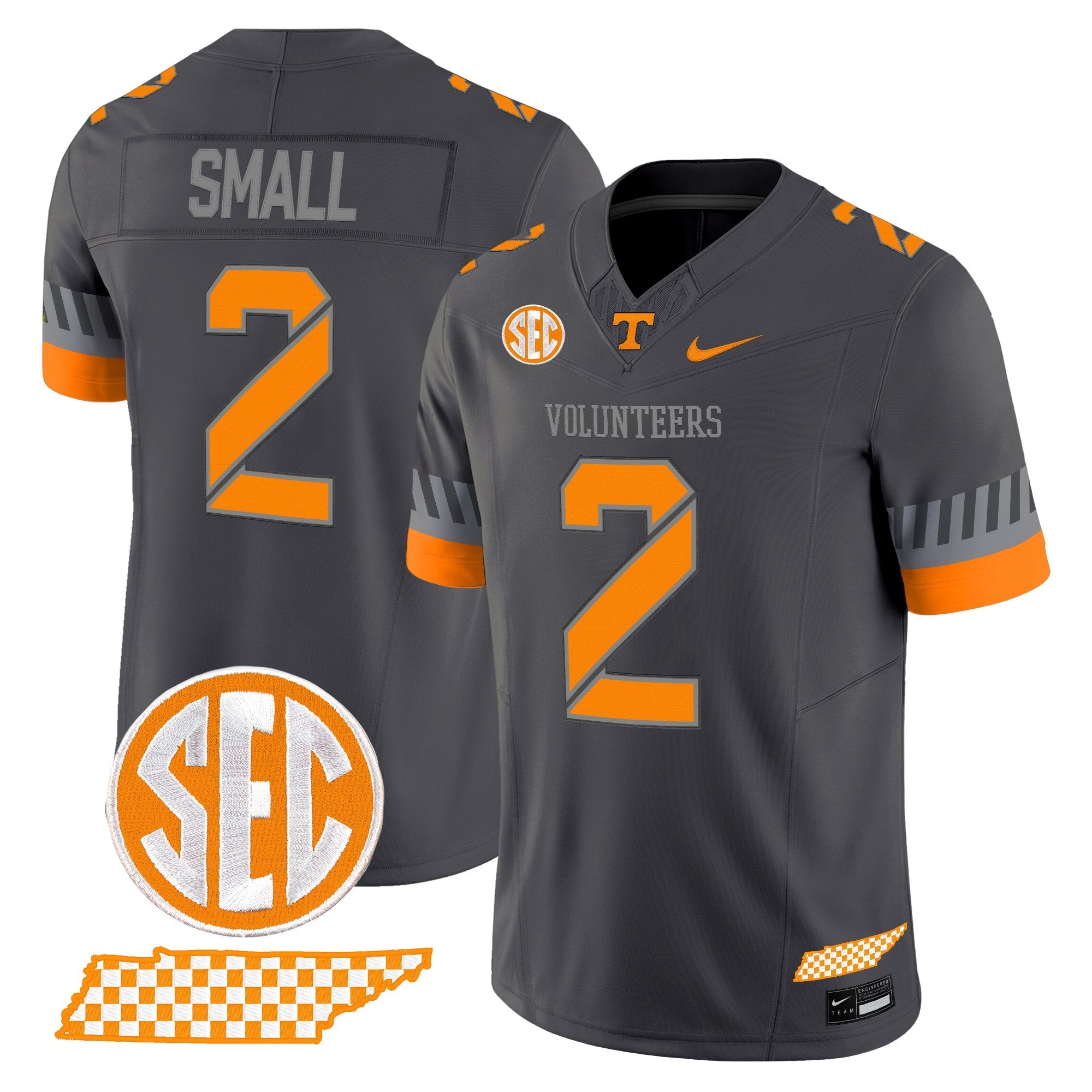 Tennessee Volunteers 2025 'Smokey Grey Series' Vapor Limited Jersey V2 - All Stitched